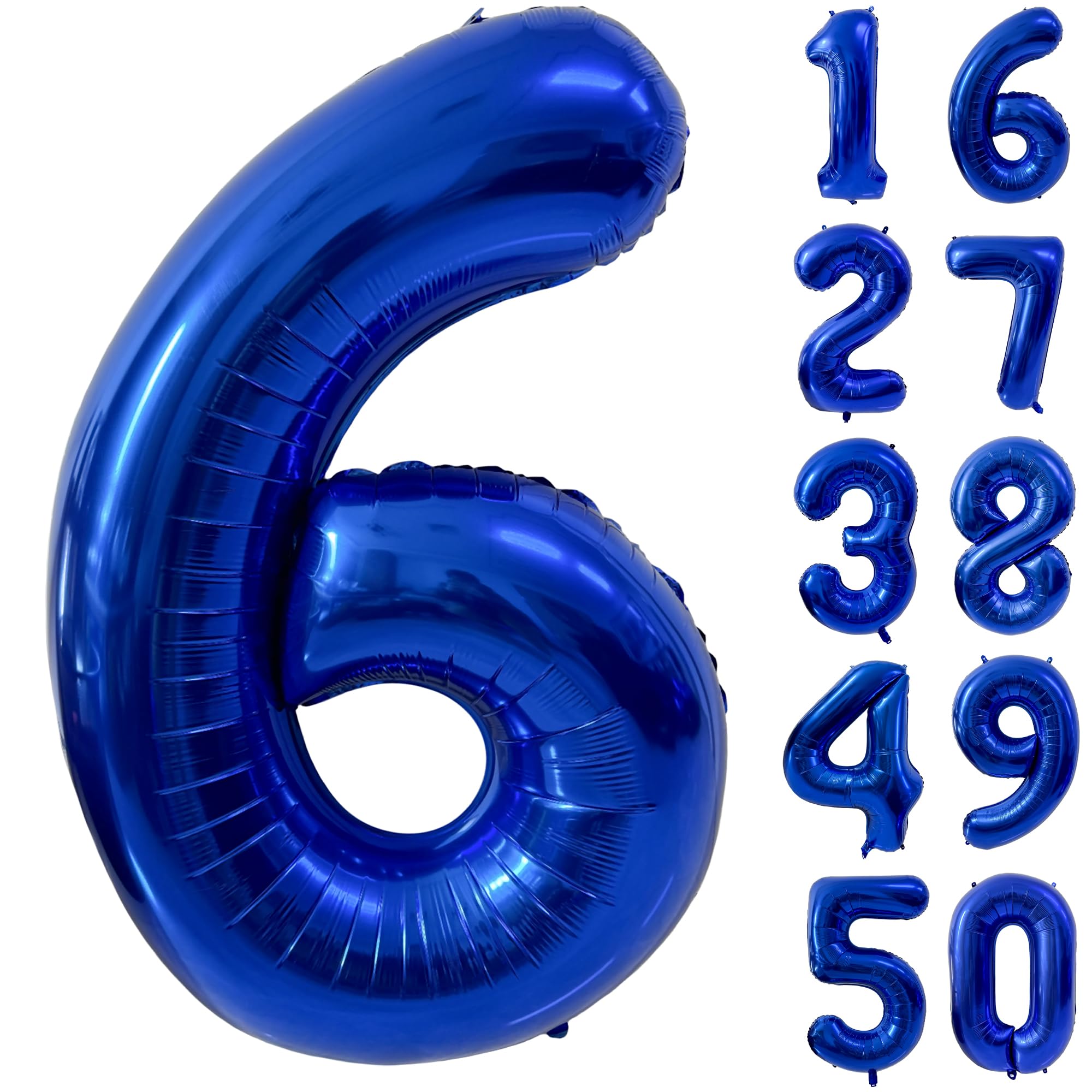 Red 0 balloon 40 Inch Giant Helium Foil Number 0 to 9 Red Balloon Birthday Wedding Party Digital Decorations (Number 0) — view 129