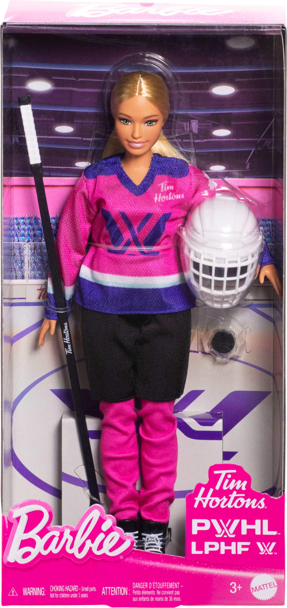 Amazon.com: Tim Hortons Barbie PWHL 2025 Fashion Doll in Pink