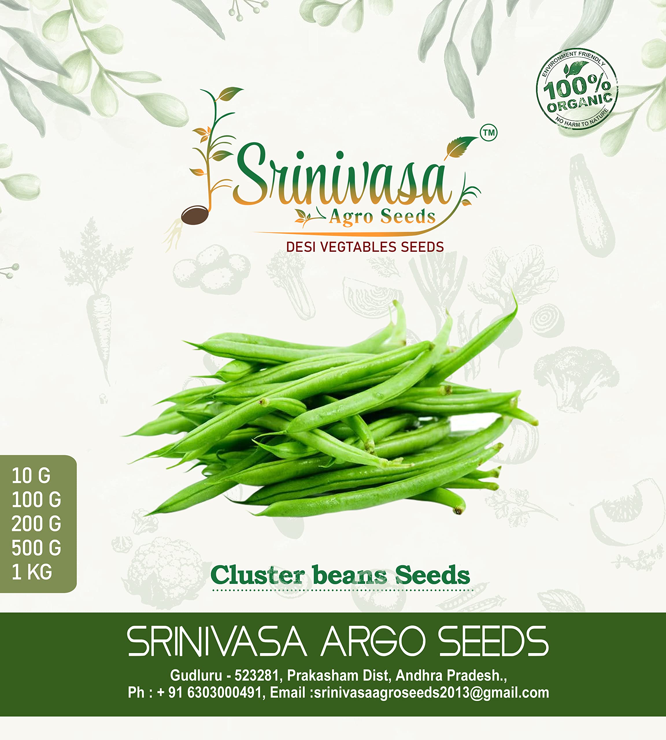 Srinivasa Agro Seeds Cluster/Guar Beans Seeds, 500 g (B09VGZPJJZ) Amazon Price History, Amazon Price Tracker