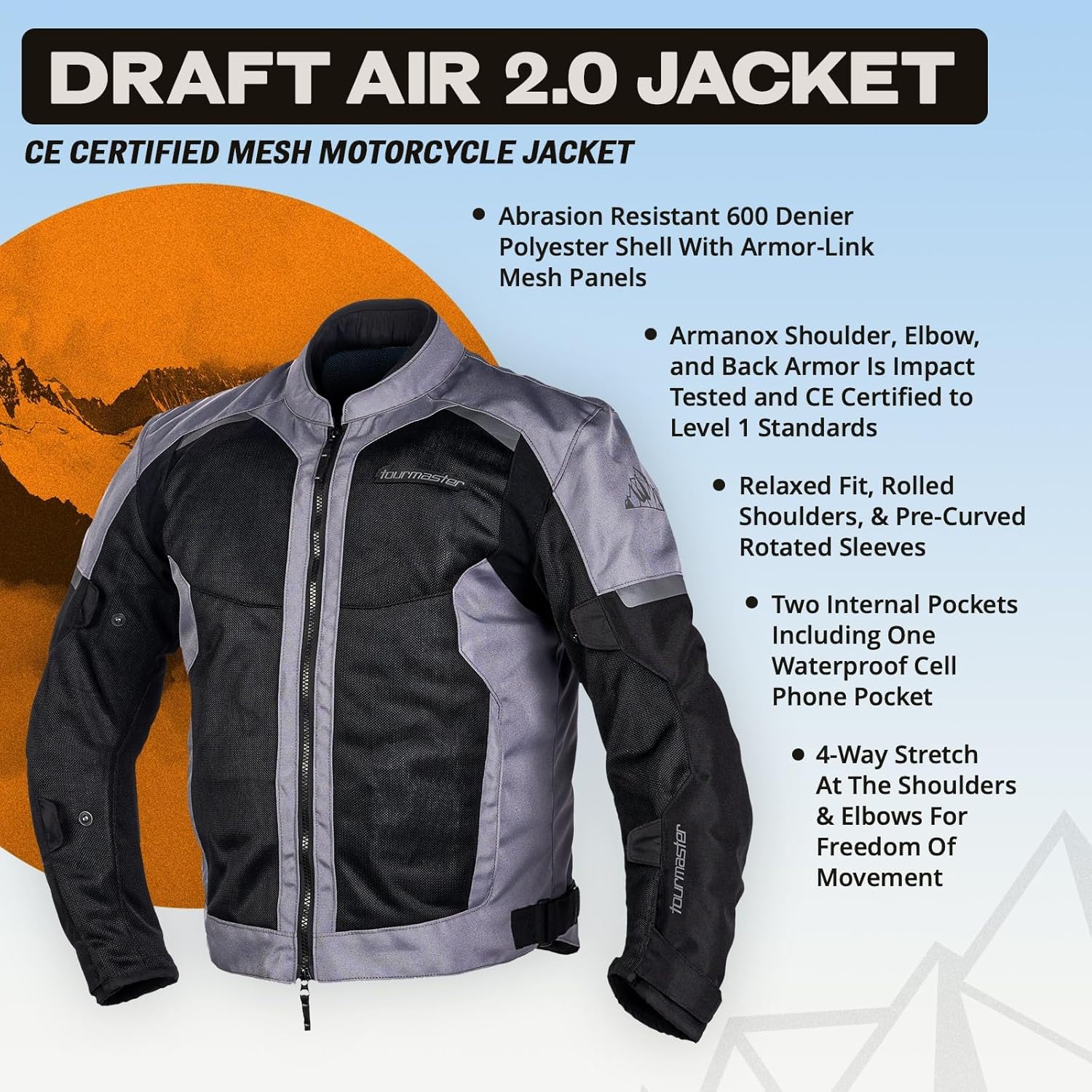 Tourmaster Draft Air 2.0 Motorcycle Jacket