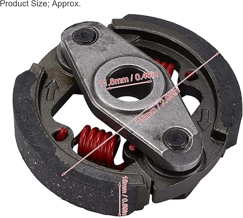 Miniatura 6 de Motocicleta de bolsillo, repuesto de metal resistente para motocicleta de 2 tiempos Mini Moto ATV Dirt Bike