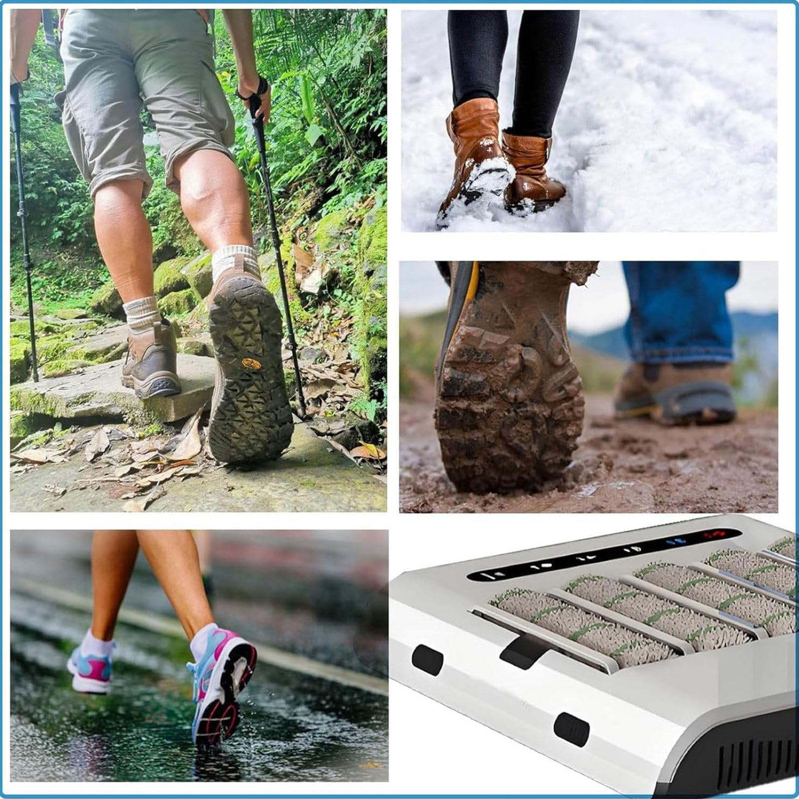 Máquina limpiadora de Suelas Totalmente automática 2 en 1, Cuerpo Ultrafino 5,3 cm, silenciosa para Zapatos de Vestir, Zapatillas Deportivas, Tacones y Pantuflas A