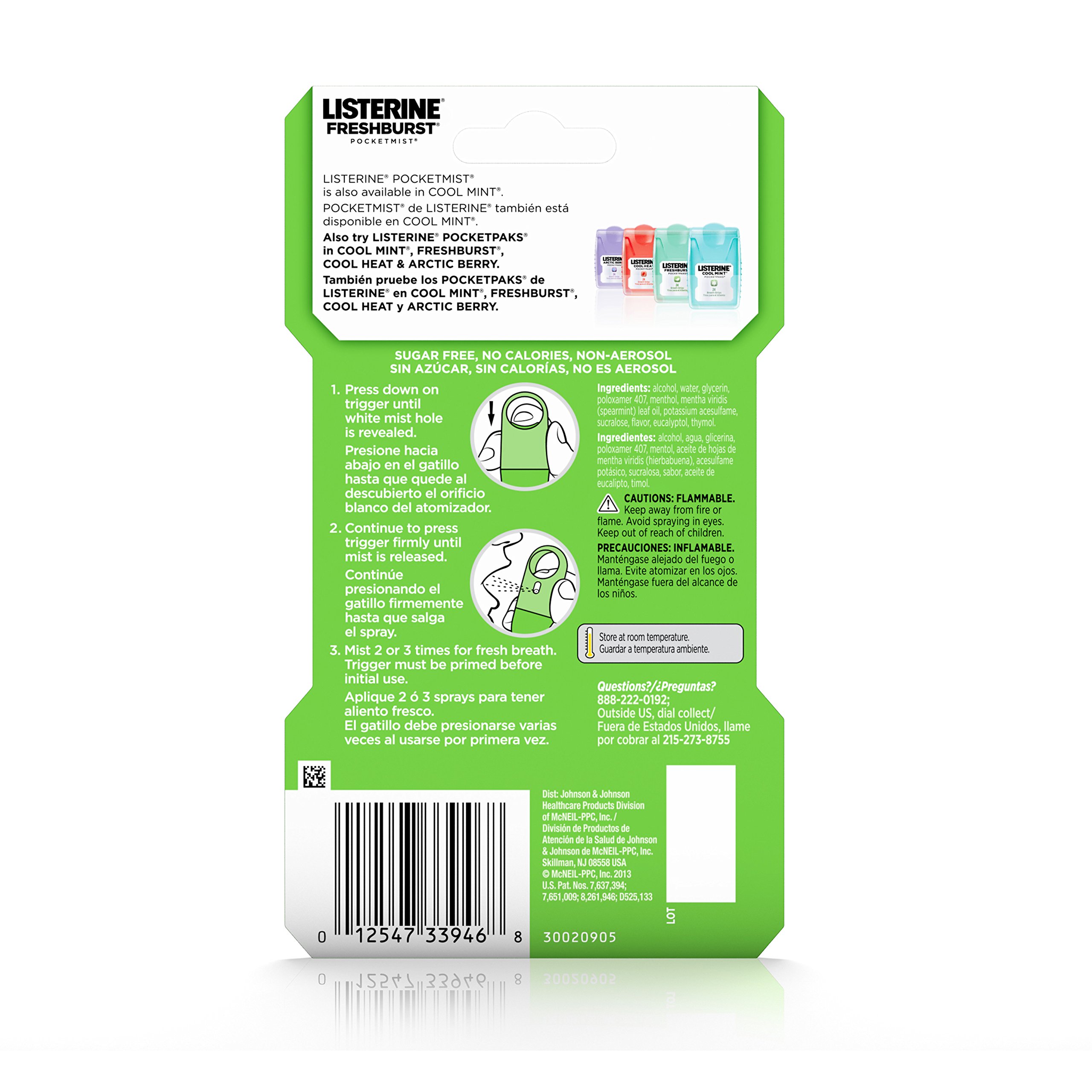 Listerine Freshburst Ağız Bakım Spreyi 7.7ML