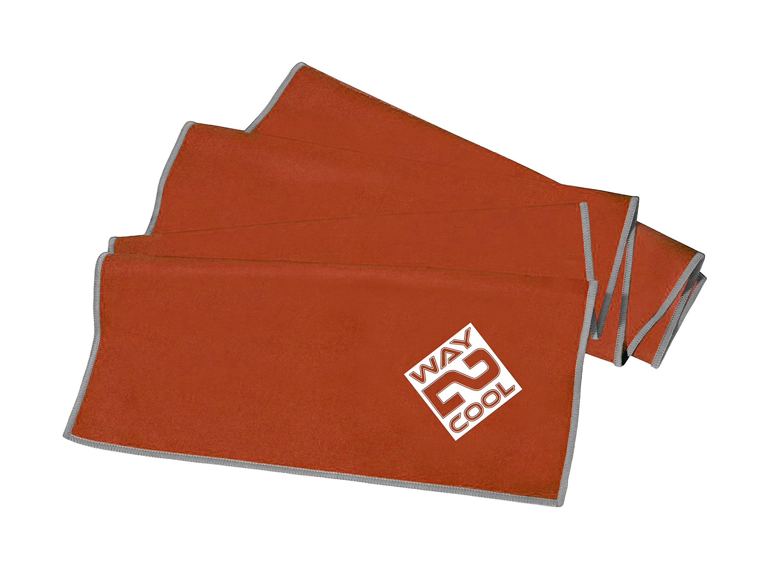 Amazon.com : Way 2 Cool Burnt Orange Microfiber Cooling Towel