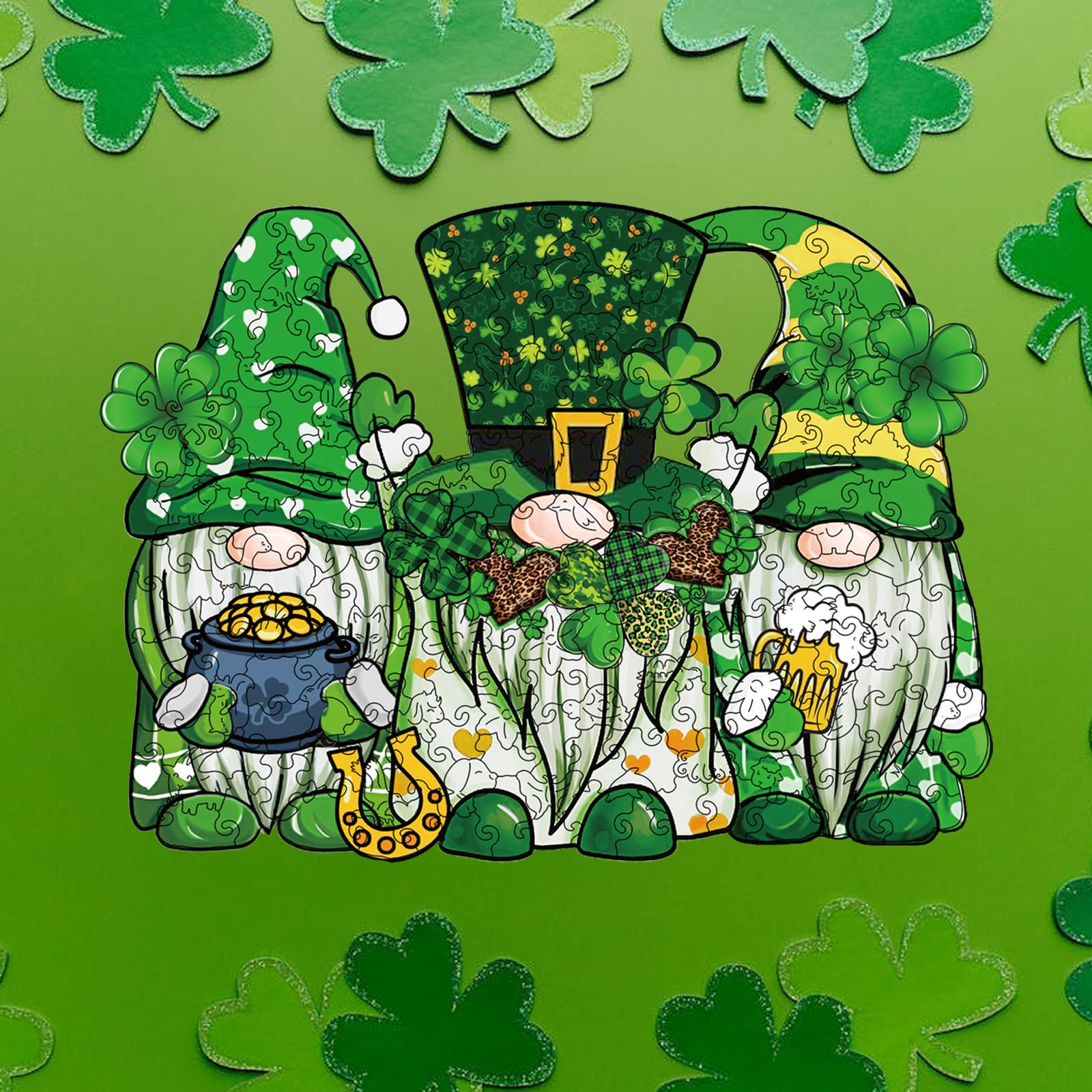 GLOBLELAND 200 Pezzi Leone in 3D Puzzle in Legno per Adulti Puzzle in legno per Halloween Natale Compleanni Anniversari