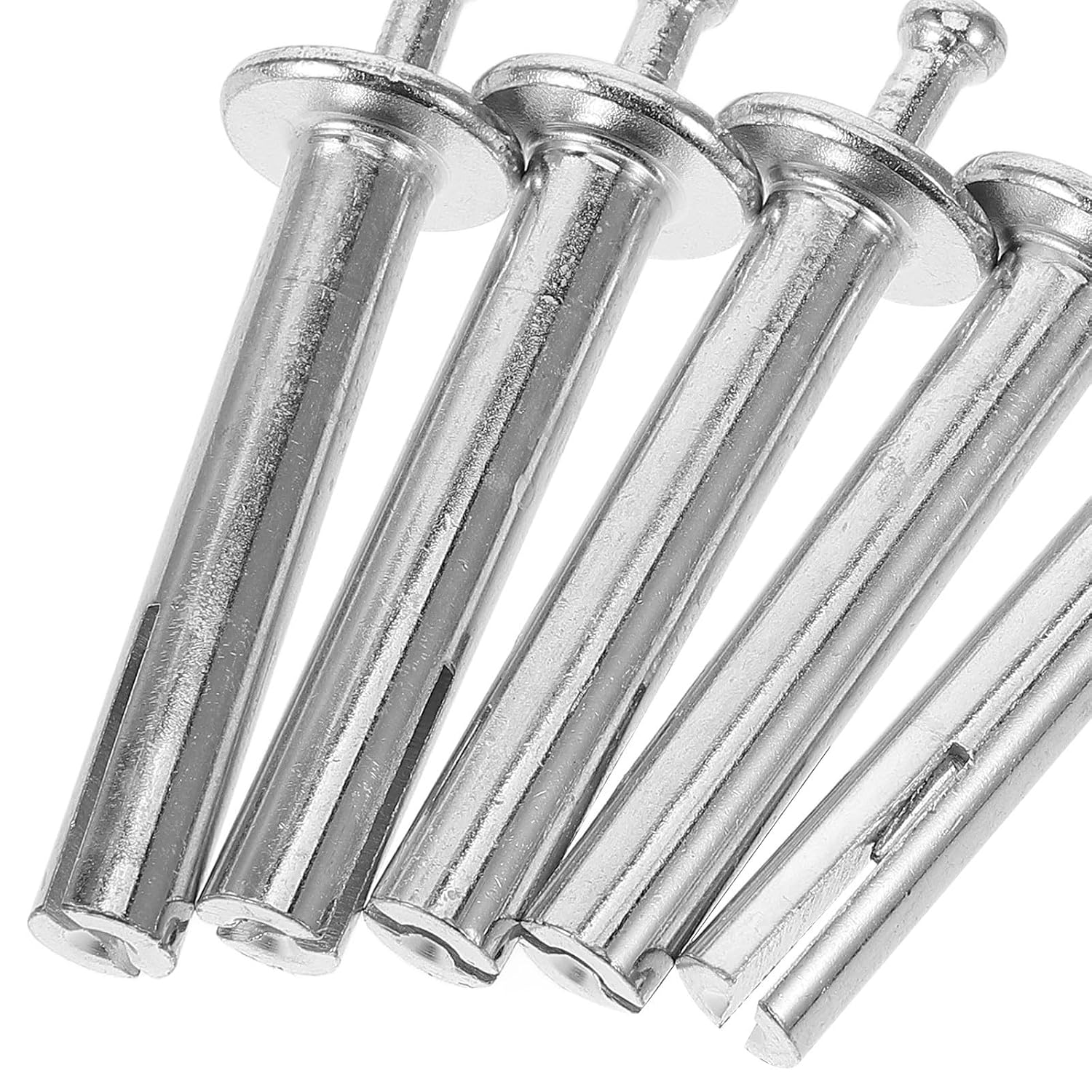 SECFOU 10pcs Drive Anchor Nails Concrete Expansion Fastener Carbon Steel Durable and Easy Installation for Drywall and Masonry Applications