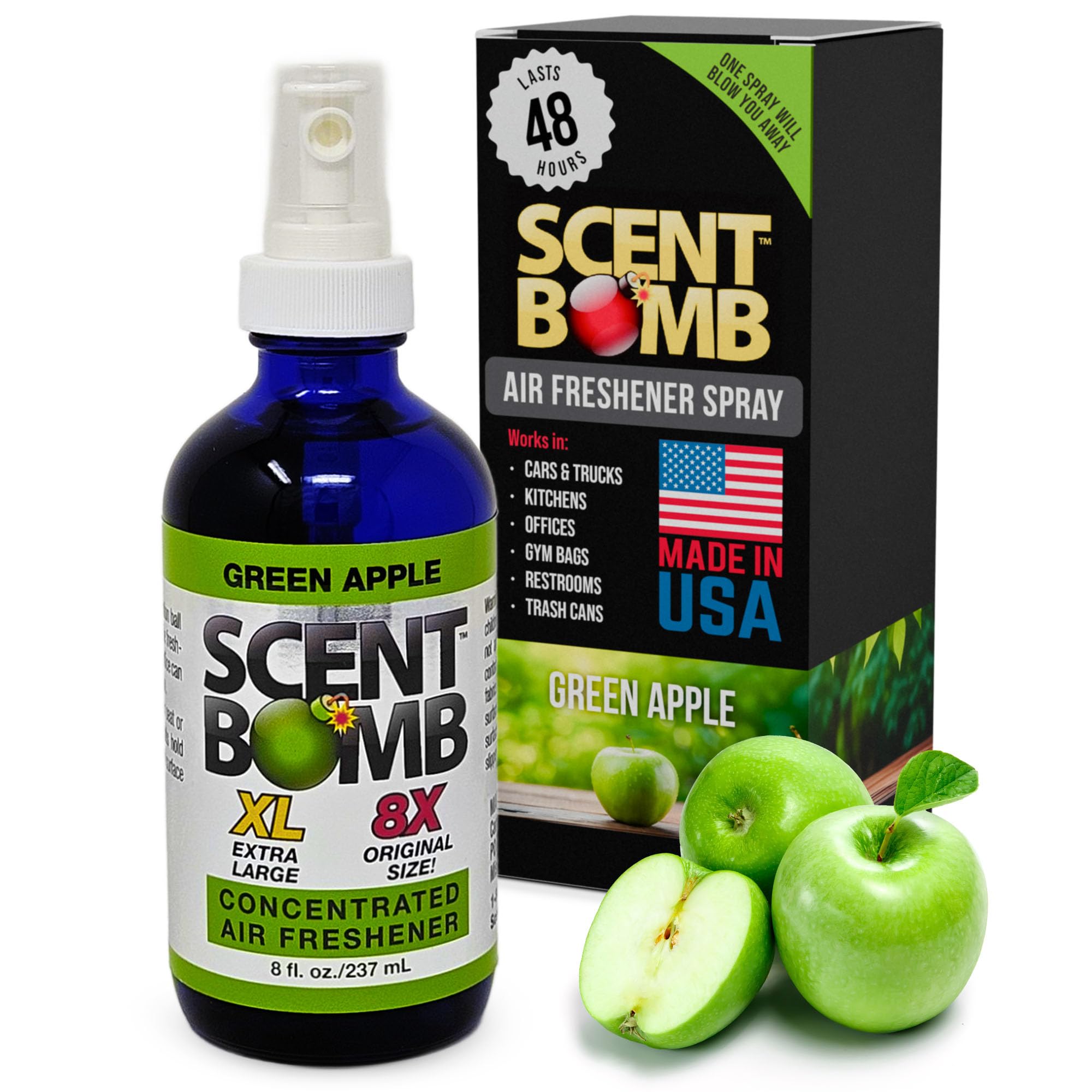 Scent Bomb Air Freshener Spray, Long-Lasting Odor Eliminator for Home & Car, Effective Deodorizer Spray for Kitchen, Bathroom, Fresh Room Spray &