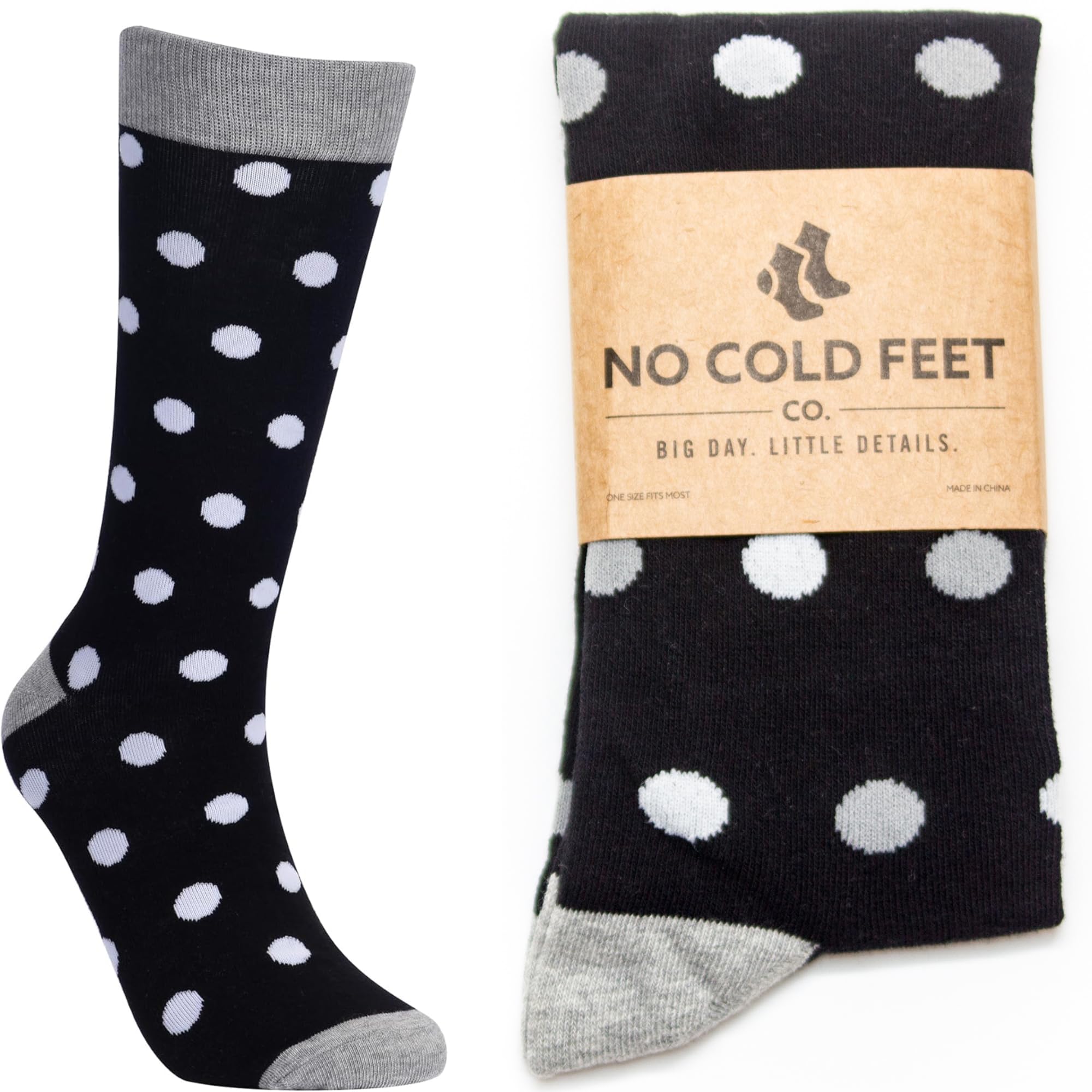 Fun Stylish Novelty Socks for Men for Dress Casual Formal Groomsmen Wedding, One Pair