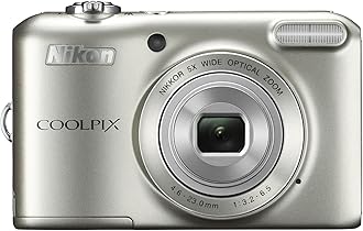 Nikon COOLPIX L28 20.1 MP Digital Camera with 5x Zoom Lens and 3" LCD (Silver) (OLD MODEL)