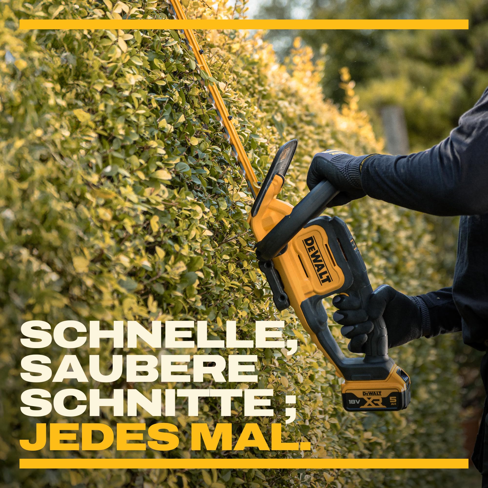 DEWALT 18V XR 55cm 25mm Heckenschere, DCMHT564N-XJ