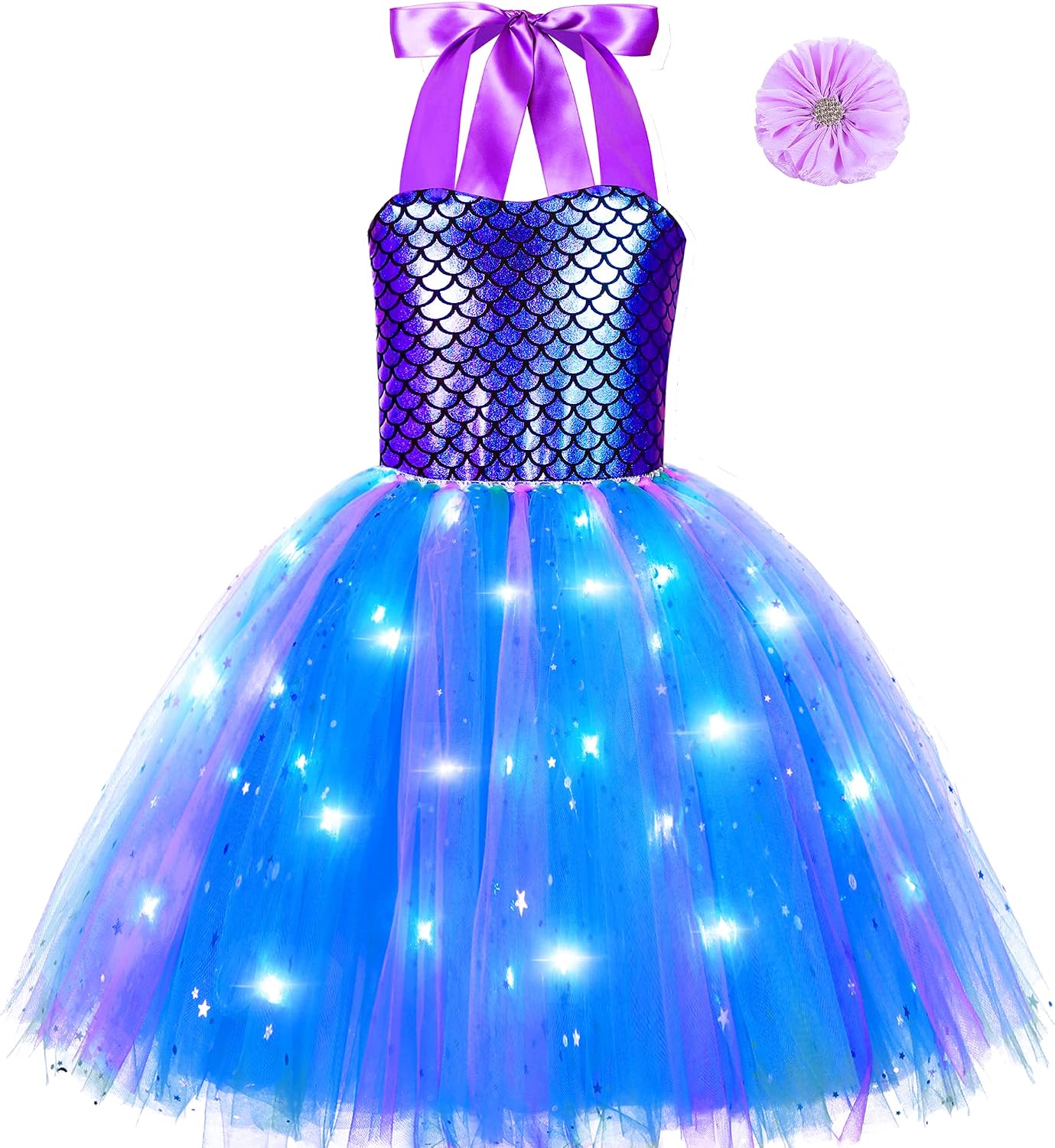 birthday mermaid dress Ariel mermaid dress – MyBabyByMerry main image 0