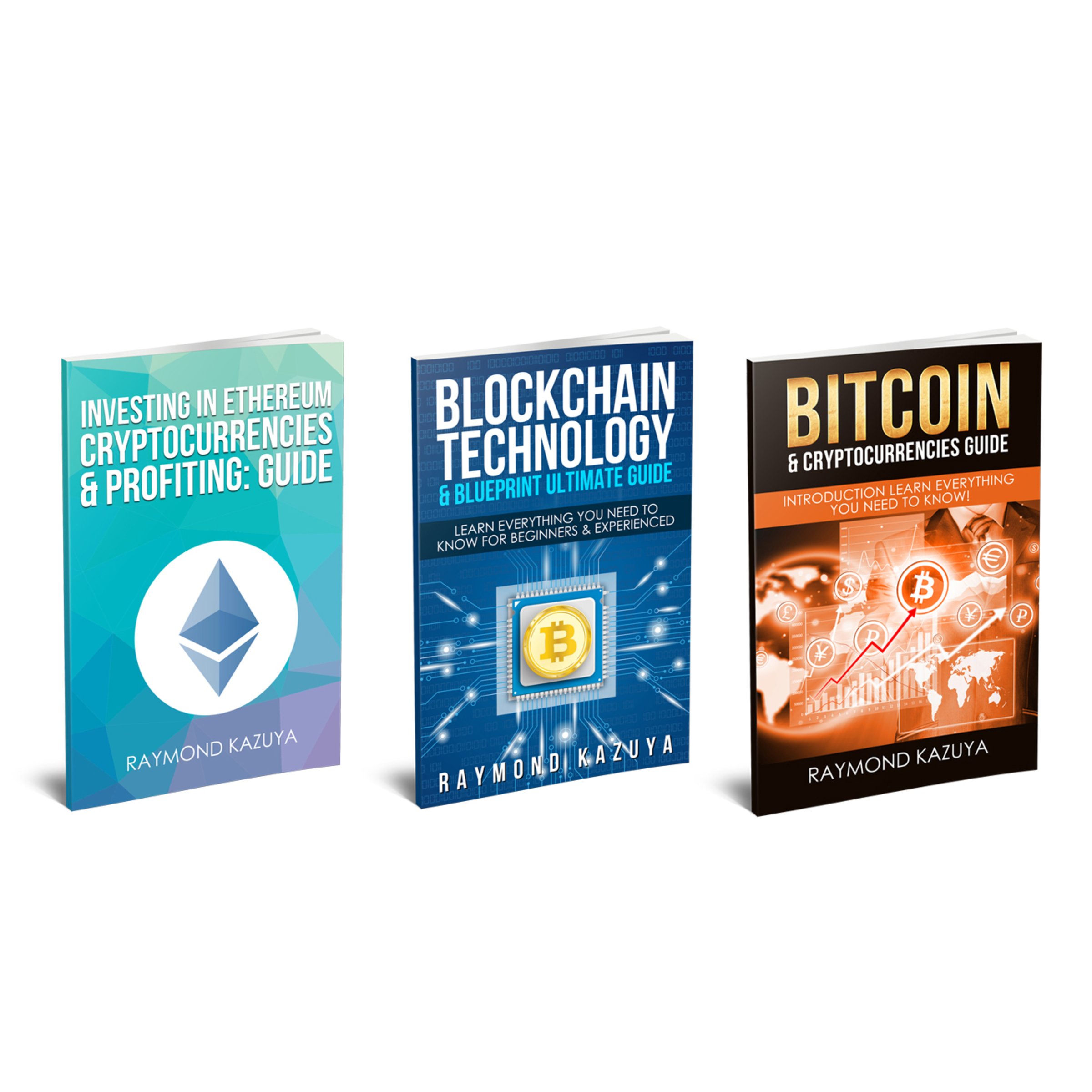 Cover art for Bitcoin Cryptocurrency: 3 Manuscripts - Bitcoin, Blockchain Technology, Ethereum