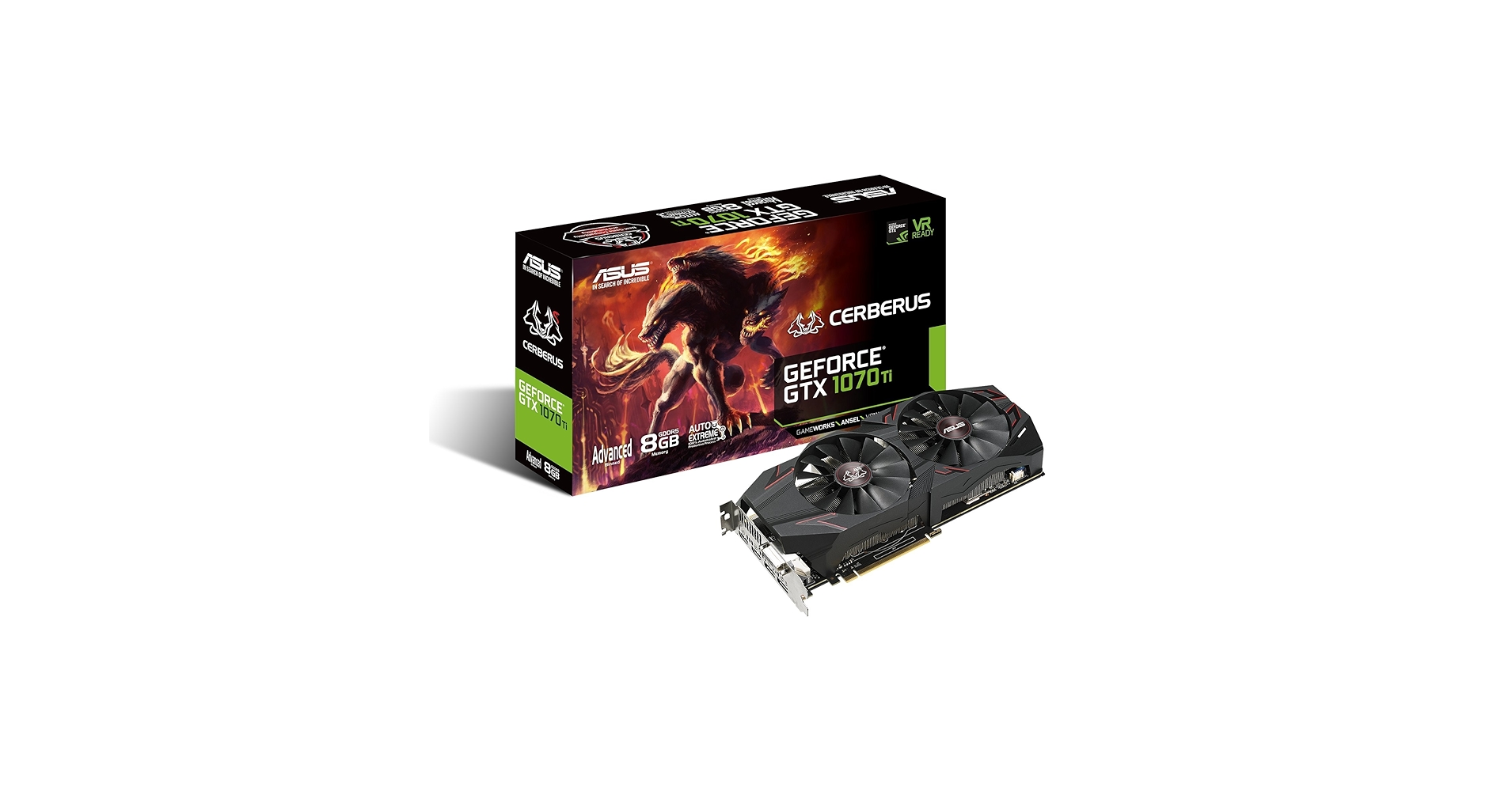 Amazon.com: ASUS Cerberus GeForce GTX 1070 Ti 8GB GDDR5 進階