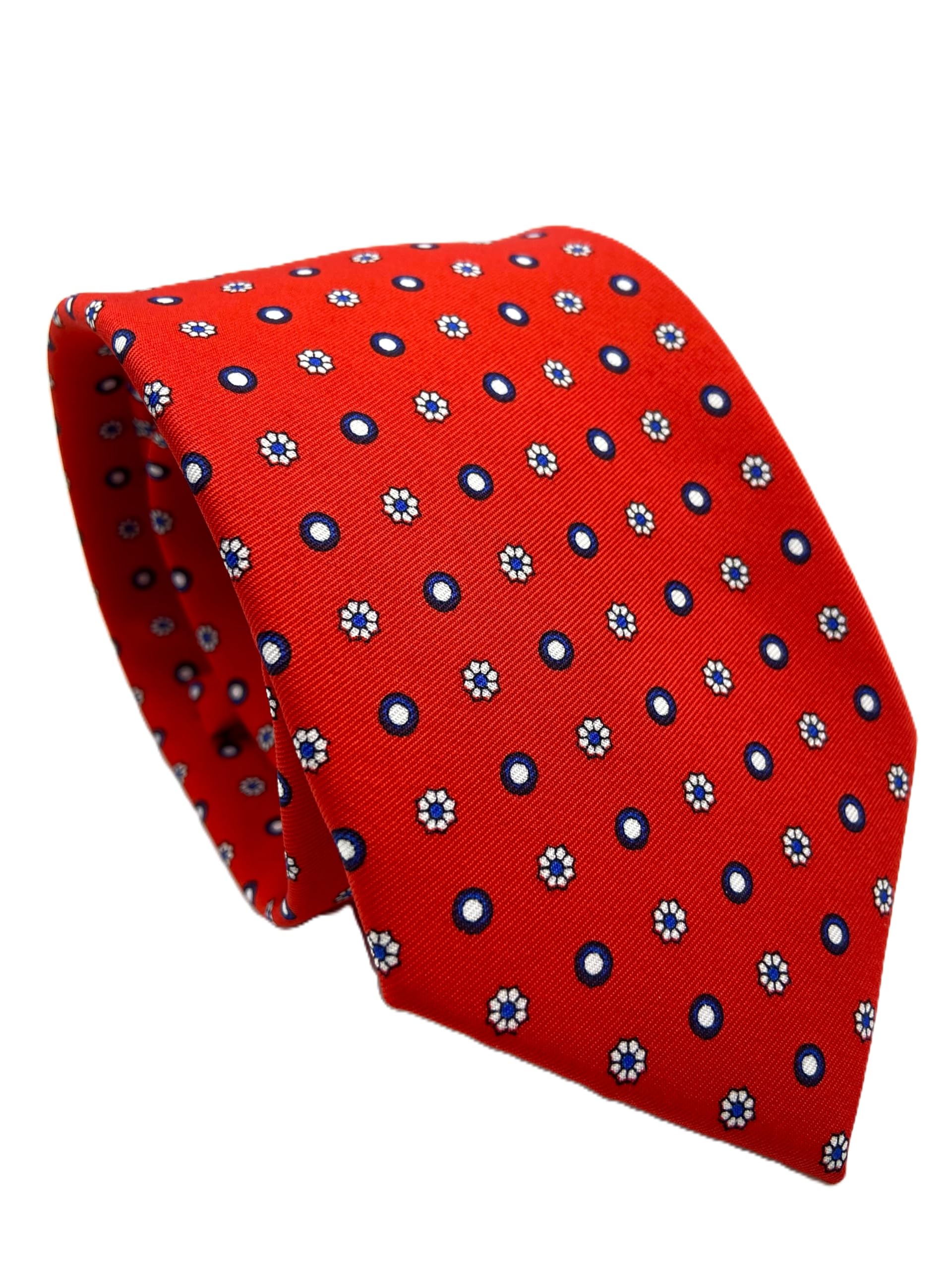 CARACCIOLO Cravatta Elegante in Seta Stile Classico Sartoria napoletana