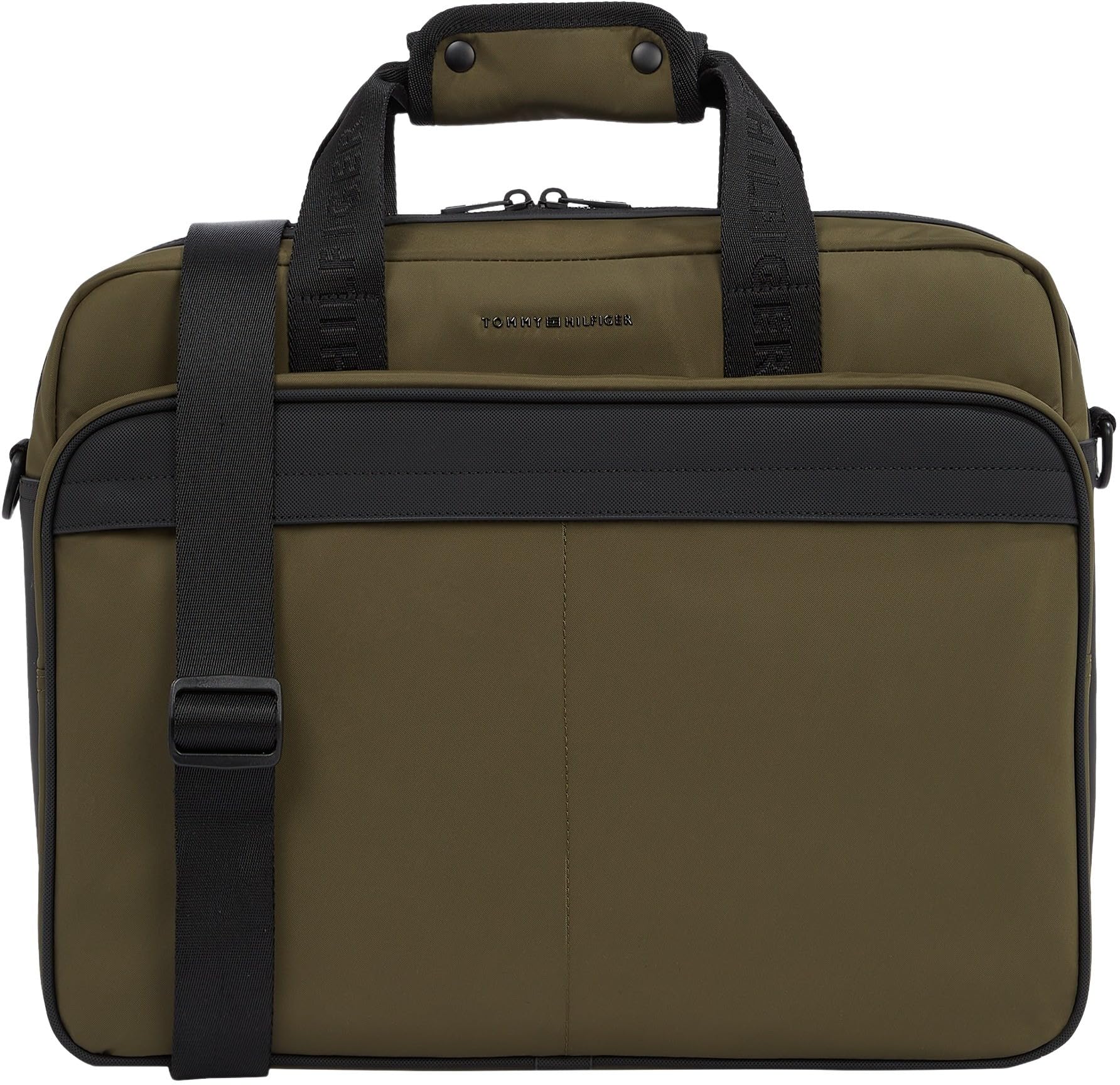 Tommy Hilfiger Uomo Borsa Laptop Repreve con Tracolla