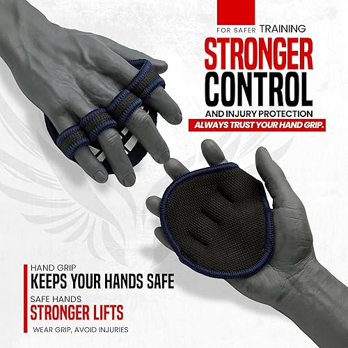 Miniatura 5 de QTF Almohadillas de neopreno para gimnasio, protectores de palma de gimnasio, reemplazo de guantes de entrenamiento para hombres y mujeres,