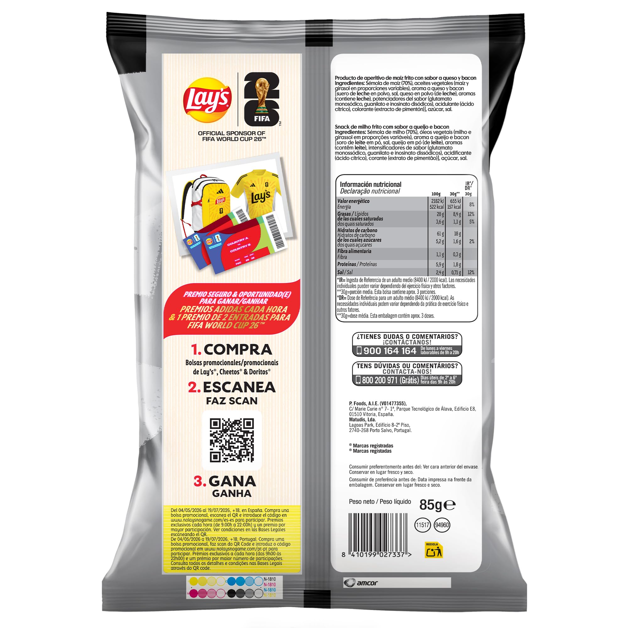 Bugles 3D's Conos De Maíz 85 g