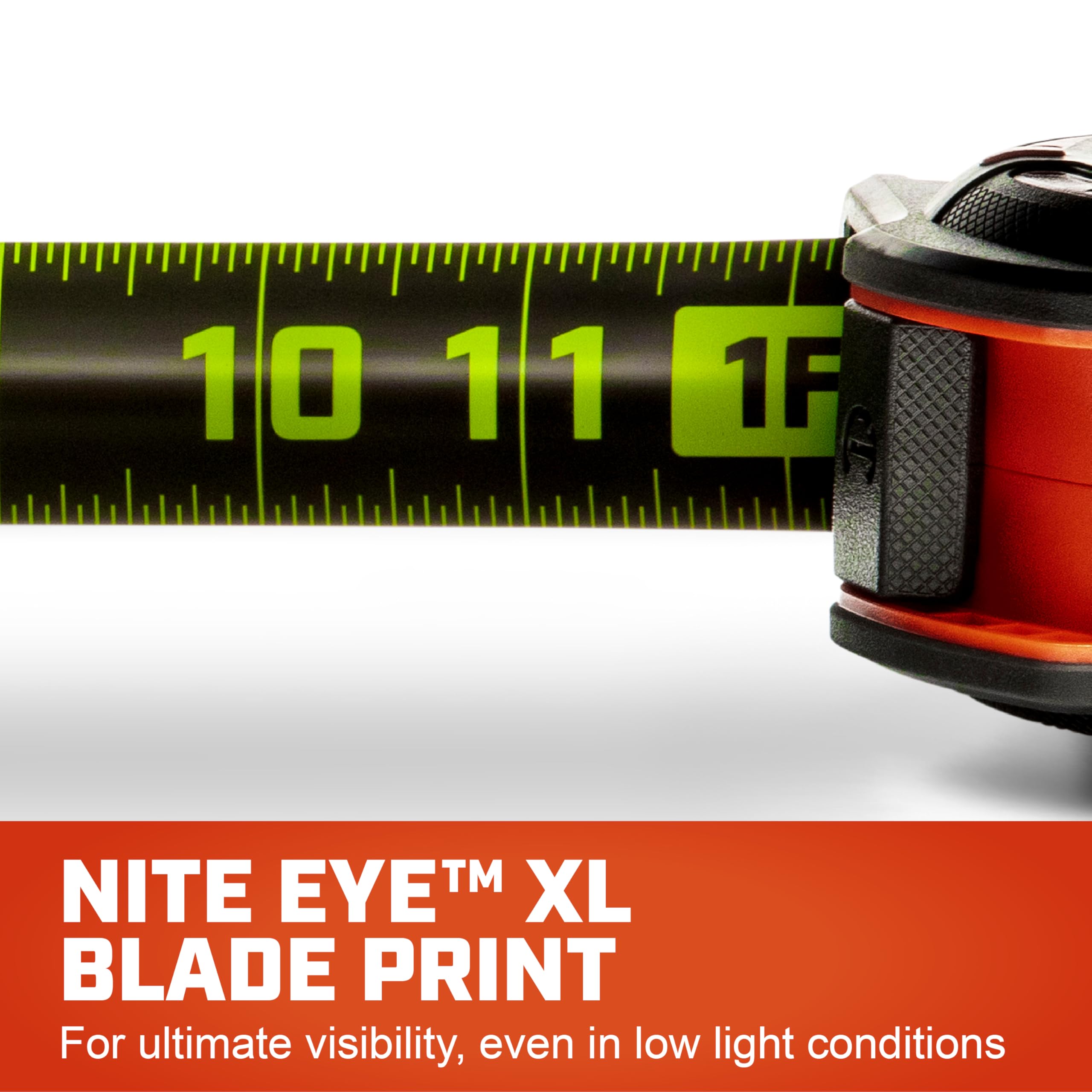 Crescent Lufkin Workhorse L1135NE Mètre ruban à mesurer NITE Eye 35 pi