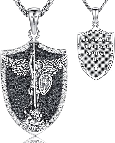 San MiguelSan PeregrinoSan BenitoSan JudaSan AndrésSan CristóbalSan JoséSan RafaelSan SebastiánJesús CrucifijoVirgen María Milagrosa Medalla Collar