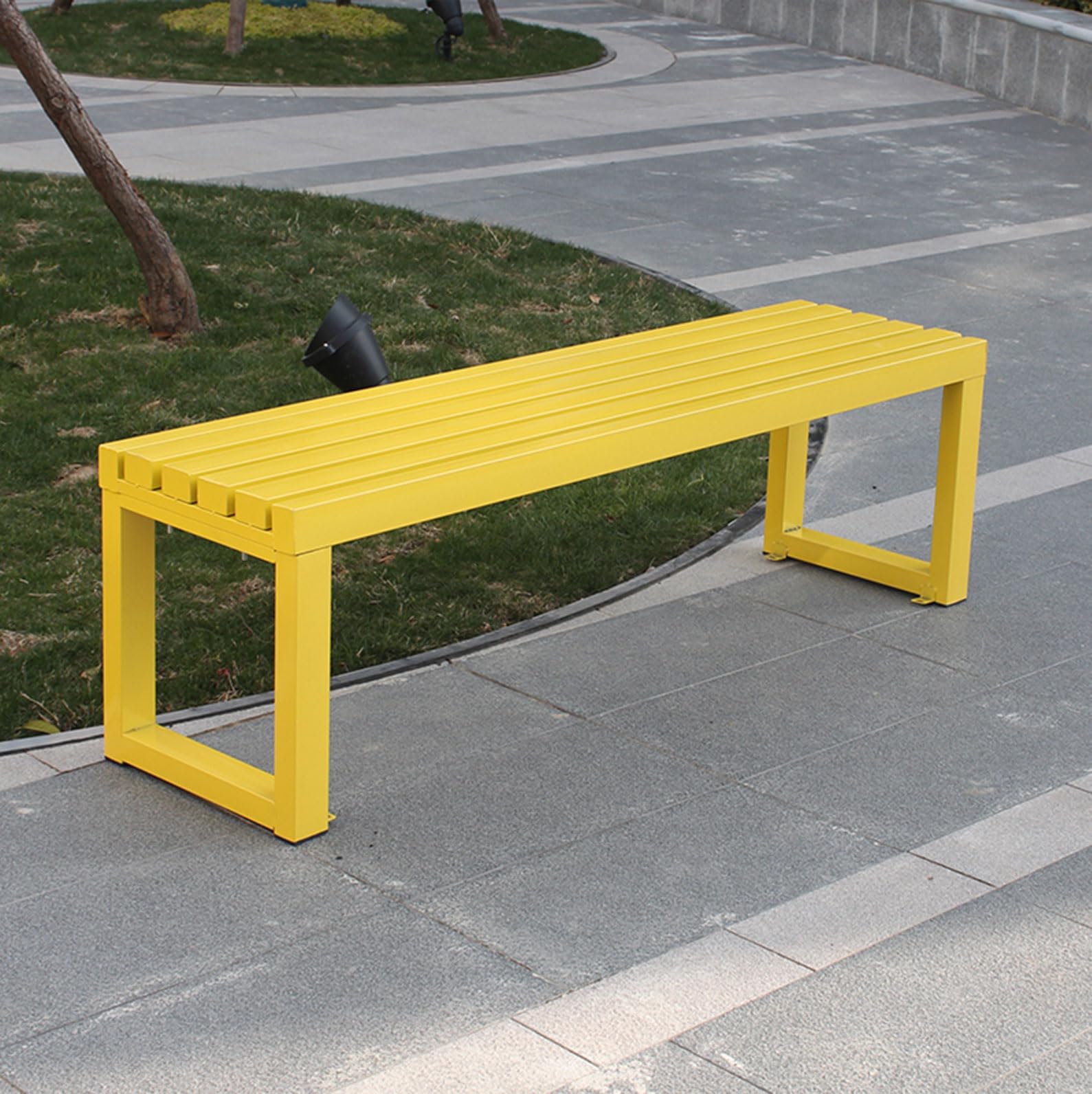 Banc de jardin en bois traité autoclave pour parc et cour extérieure 2-3 places