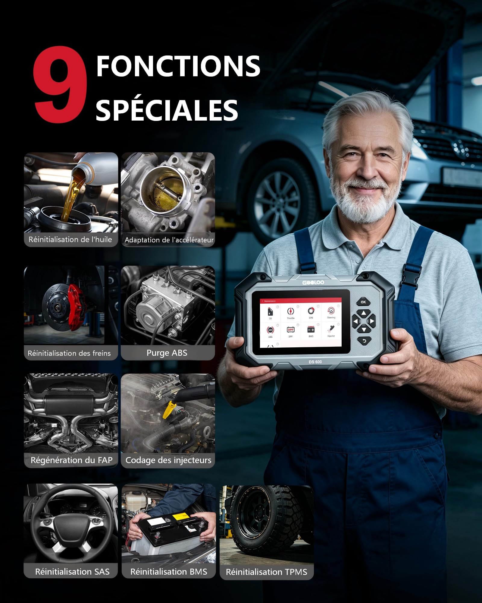 GOOLOO DEEPSCAN DS600 Scanner OBD2