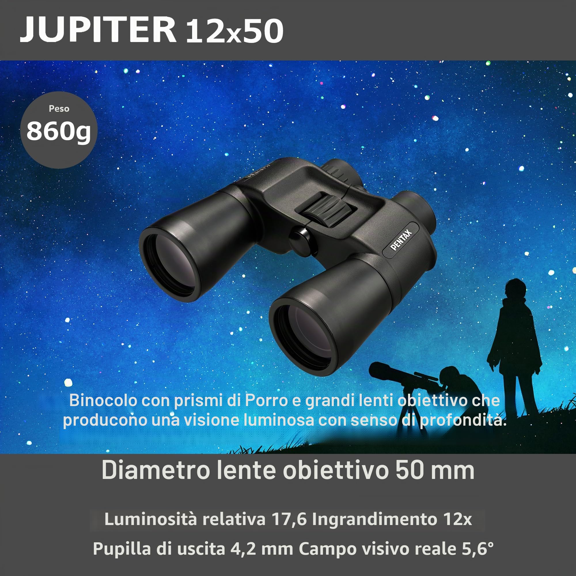 PENTAX Jumelles Jupiter 12x50