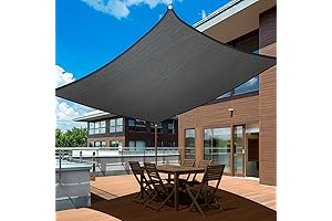 UIRWAY Rectangle Canvas Shade Canopy for UV Blockage