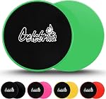 CELEBRITA Core Sliders for Working Out on Carpet Wood and Floor to sculpt your core, Best Sized Non Slip Exercise Sliders Gliding Discs for feet, beachbody strength slides for ab workouts