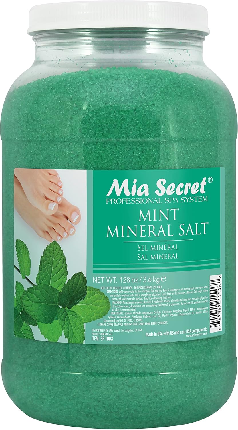 Mia Secret Mint Mineral Salts for Spa (1 Gal)