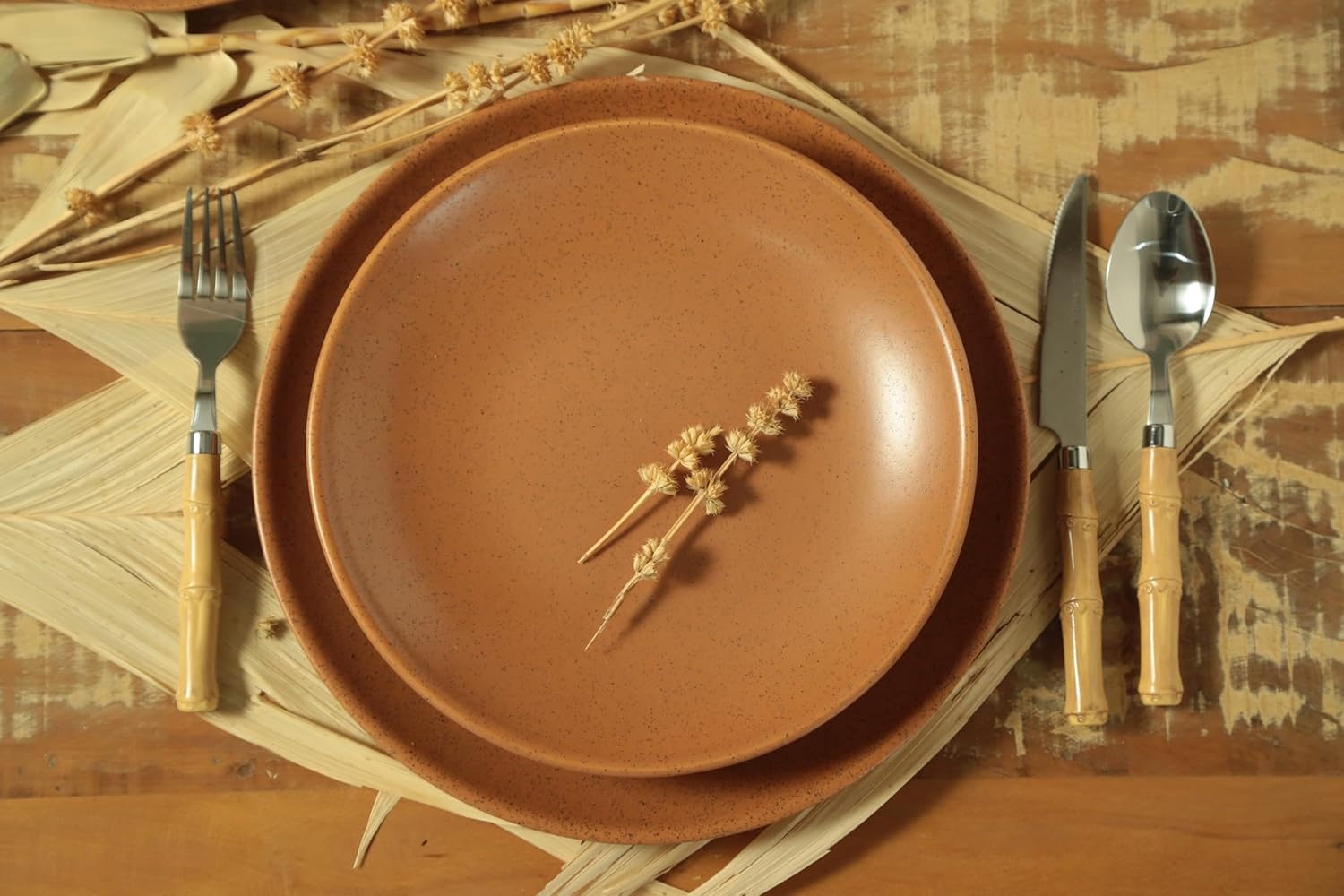 Conjunto C/ 6 Prato Fundo Coup Organic Terracota