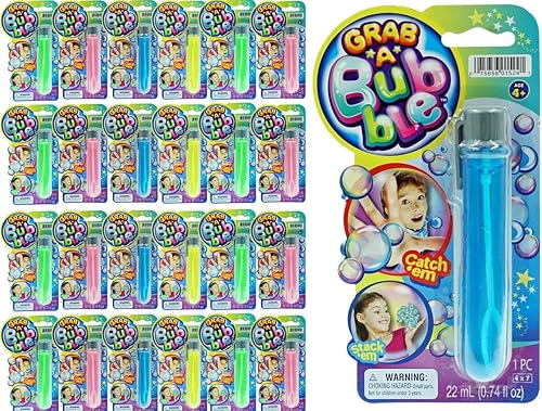 Miniatura 10 de Ja-Ru juguete de mini varita de burbujas que se puede tocar con burbujas 1 paquete de varios colores de Ja-Ru Juguete de verano al aire libre para