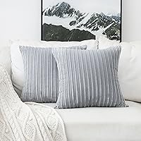 Vista 46 de UGASA - Fundas de almohada decorativas de terciopelo suave y sólidas de Navidad para sala de estar/sofá, 16 x 16 pulgadas, 2 unidades, color burdeos