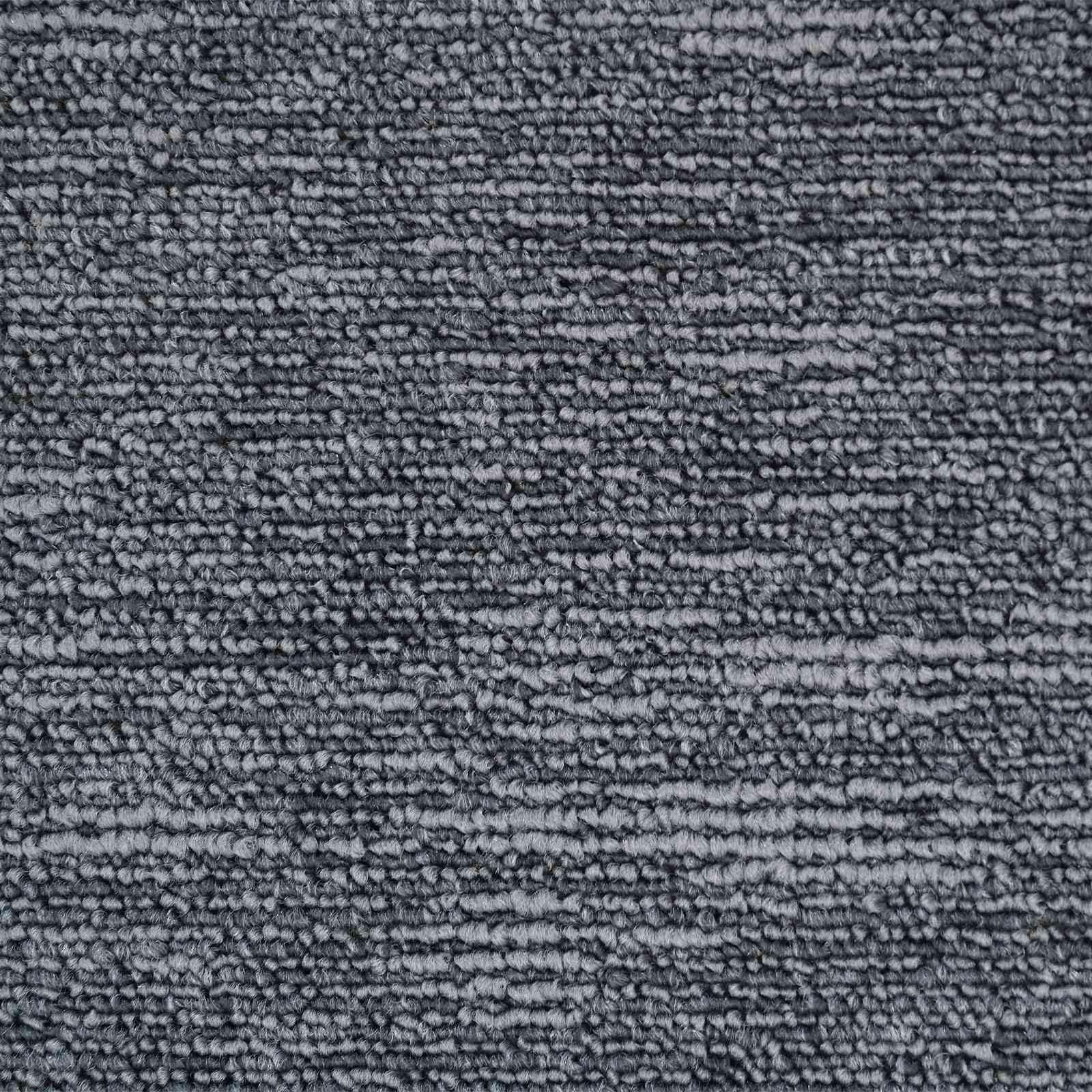 Mangloder Teppichfliese Himmelgrau 50 x 50 cm, 20 Stück, PP und Bitumen, Loop Pile, für Wohnzimmer Schlafzimmer, schallabsorbierender Bodenbelag für Innenräume