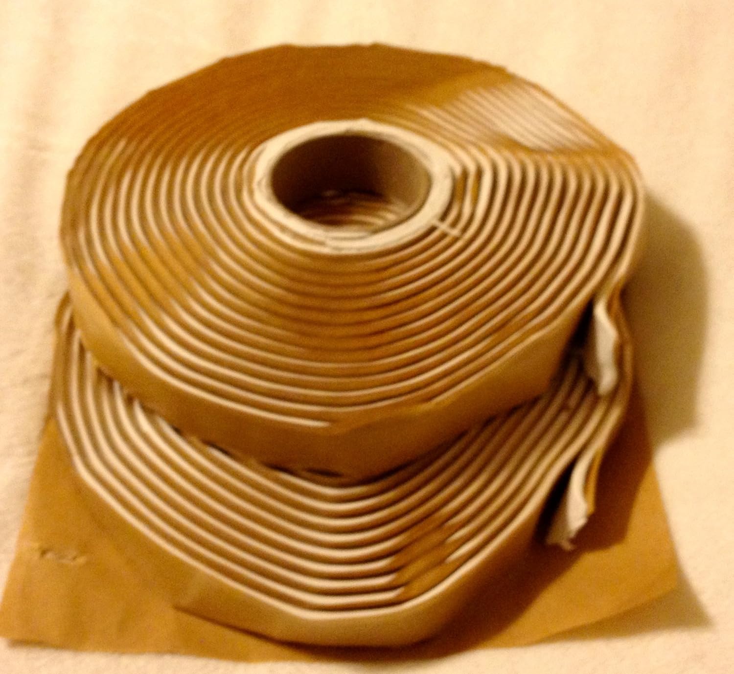 Colorimetrics White Putty Tape/Butyl Tape 3/16 x 3/4 x 20' (2-Pack)