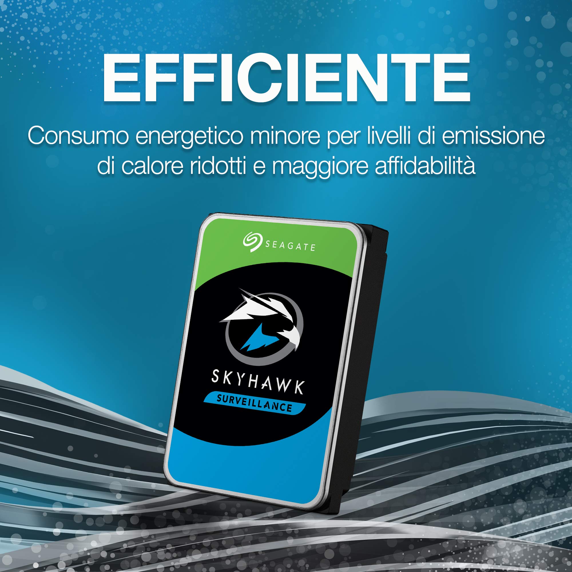 Seagate SkyHawk 2TB 3.5" SATA 6 Gb/s Internal Hard Drive ST2000VXZ17