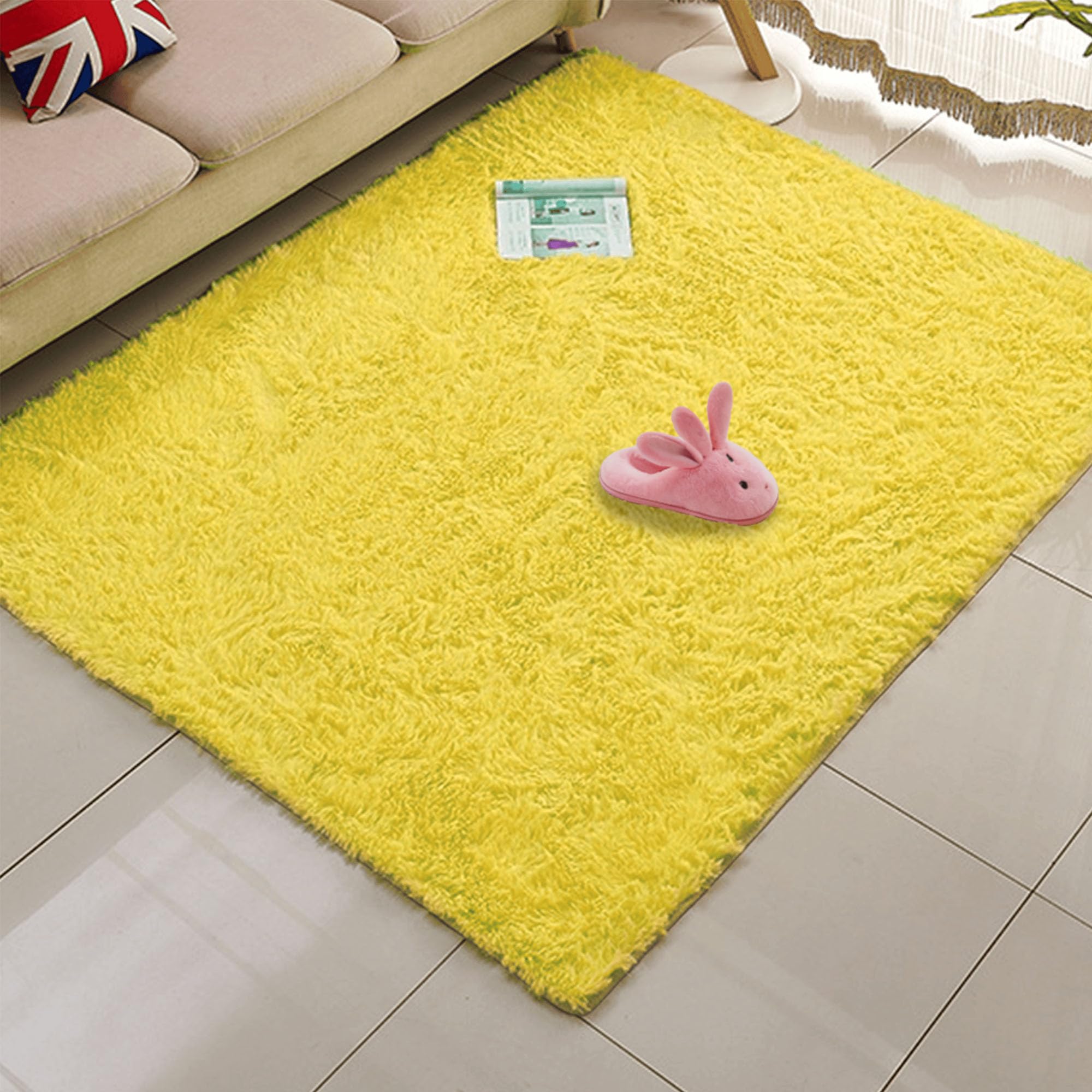 Amazon | ラグ 洗える 240 x 270 cm 防ダニ滑り止め付抗菌防臭ふわふわ