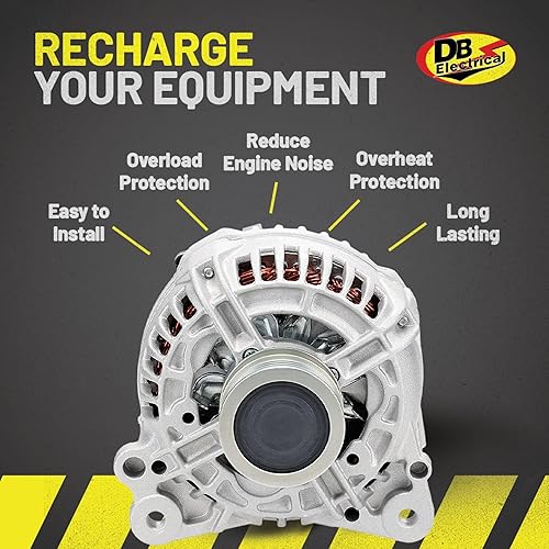 Miniatura 8 de DB Electrical 400-24150 Nuevo alternador para VW Volkswagen 2.5L Beetle 2006-2014, 2.5L Jetta 2011-2014, Passat 2012-2014, 11460N