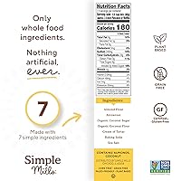 Vista 6 de Simple Mills Mezclas para hornear harina de almendras (mezcla de panqueques y waffle, mezcla de pan artesanal) - Sin gluten, a base de plantas