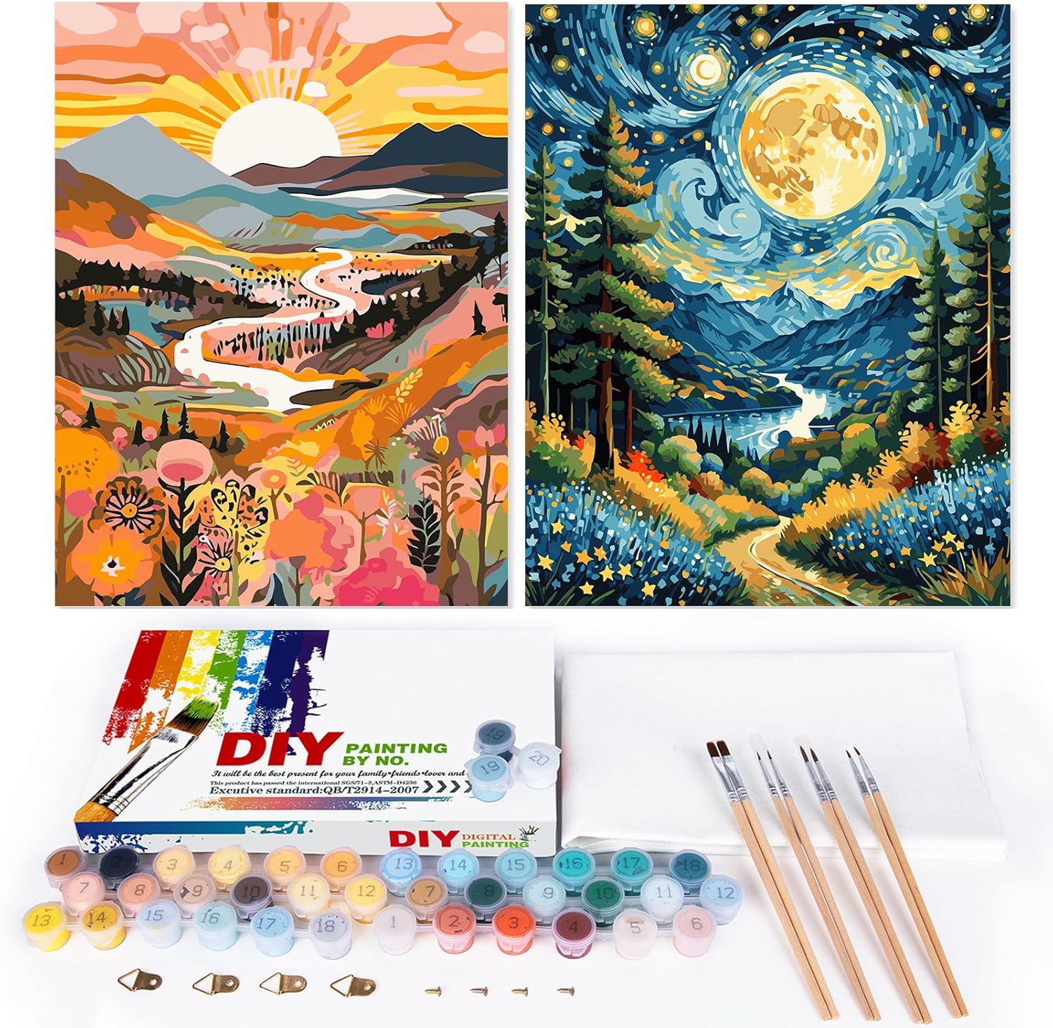 EFOTIML Paint by Numbers Kit for Adults Beginners