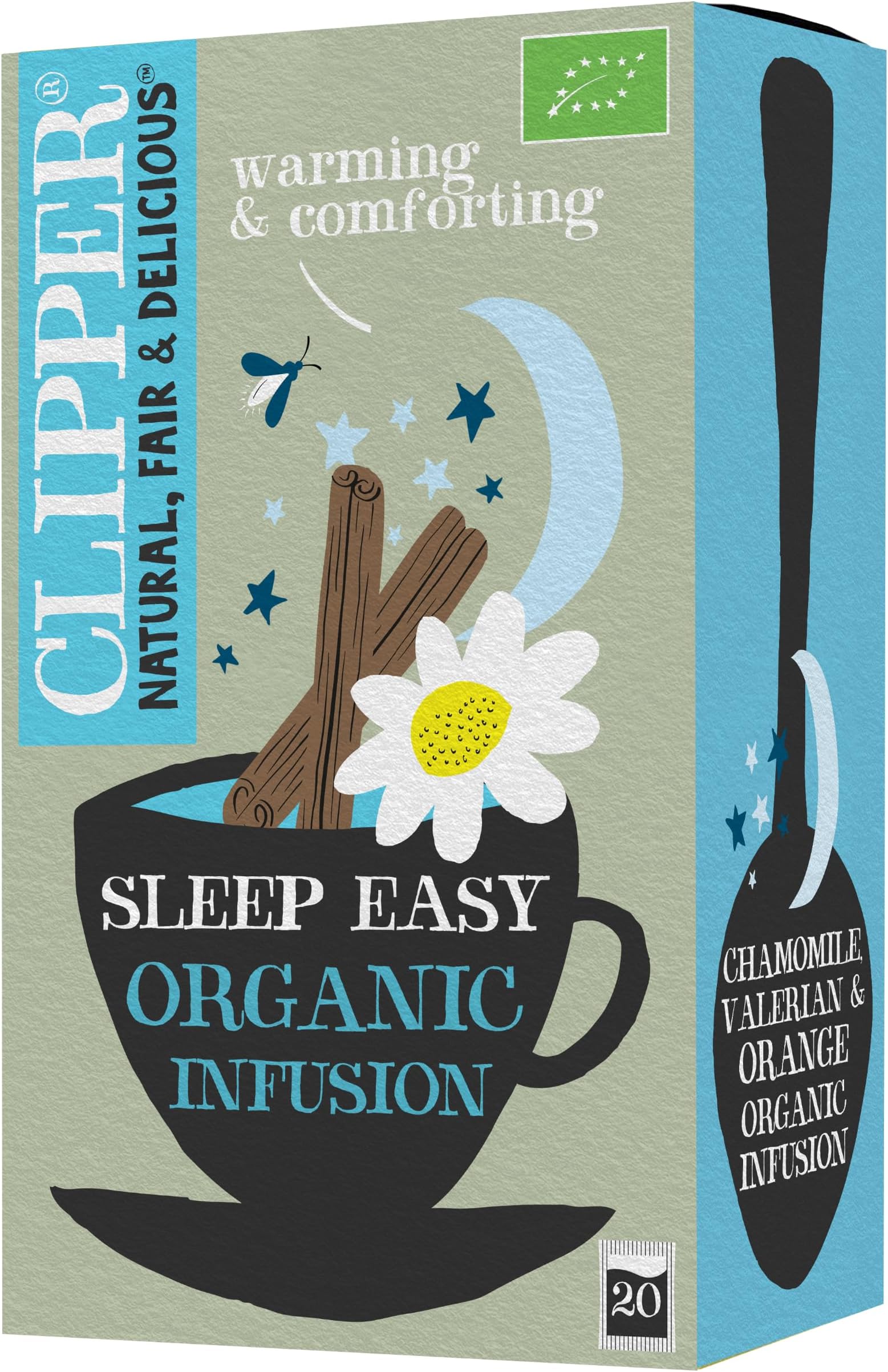 Clipper Organic Sleep Easy Herbal Infusions Tea 6 x 20 Teabags