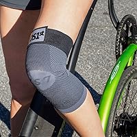 Vista 5 de OrthoSleeve KS7+ Adjustable Knee Brace for perfect fit to relieve knee pain, tendonitis pain, swelling and reduce inflammation