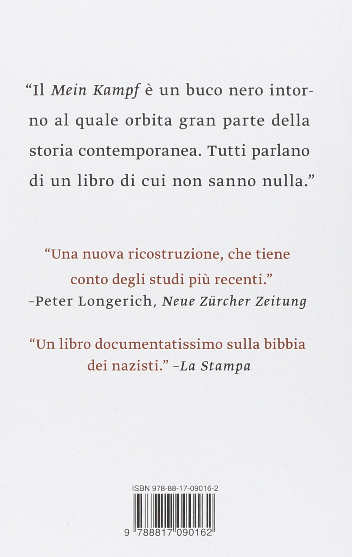 Il libro proibito di Hitler. Storia del «Mein Kampf»