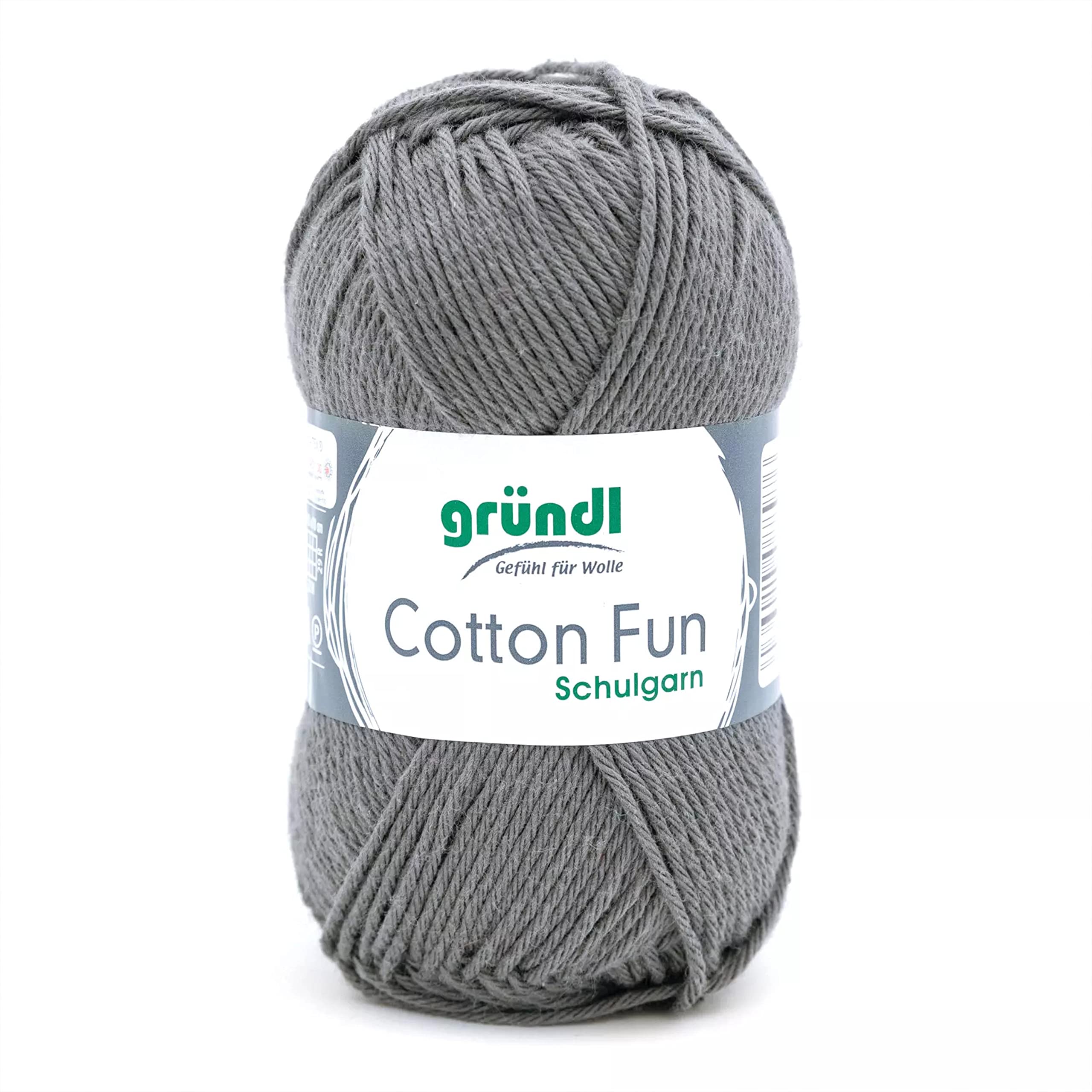 Gründl Yarn, Acrylic, Anthracite, ca. 115 m