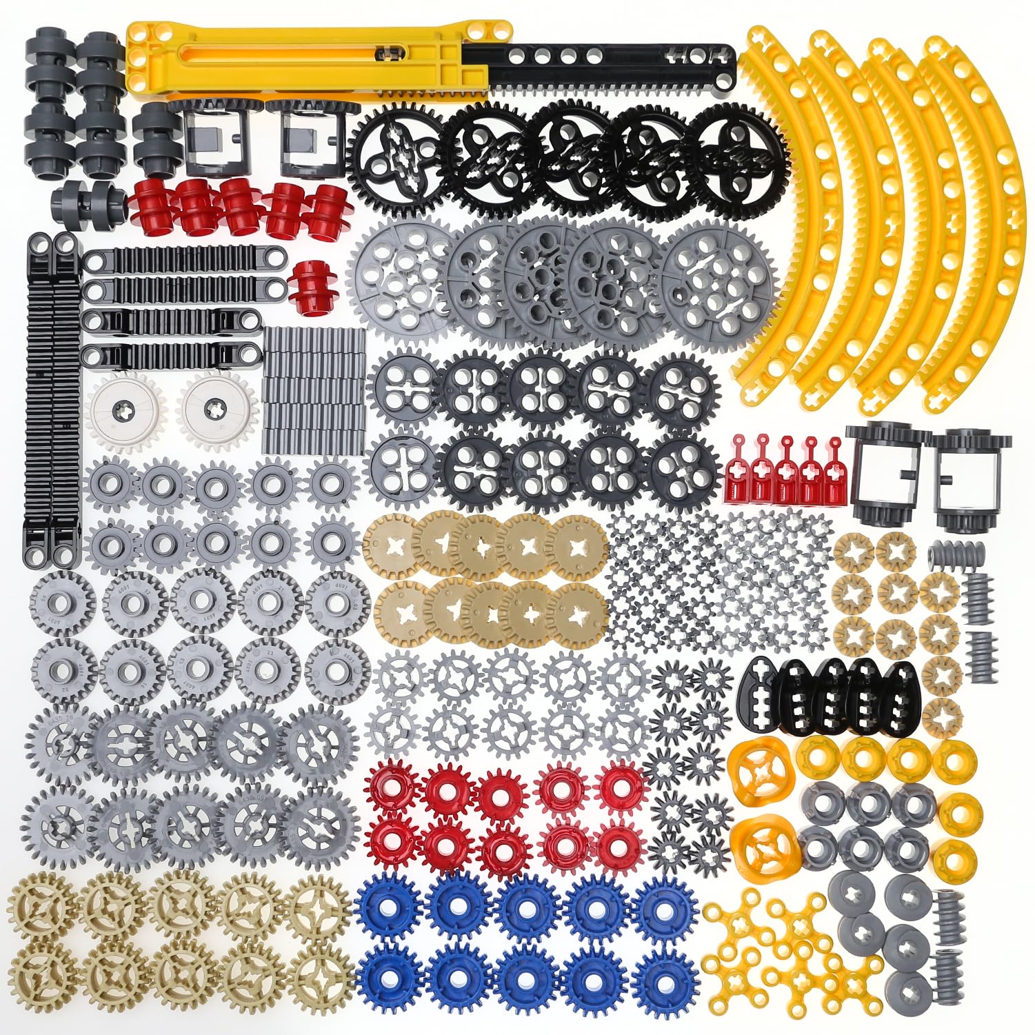 ASTEM 100 engranajes técnicos y ejes compatibles con Lego Technic-Sets