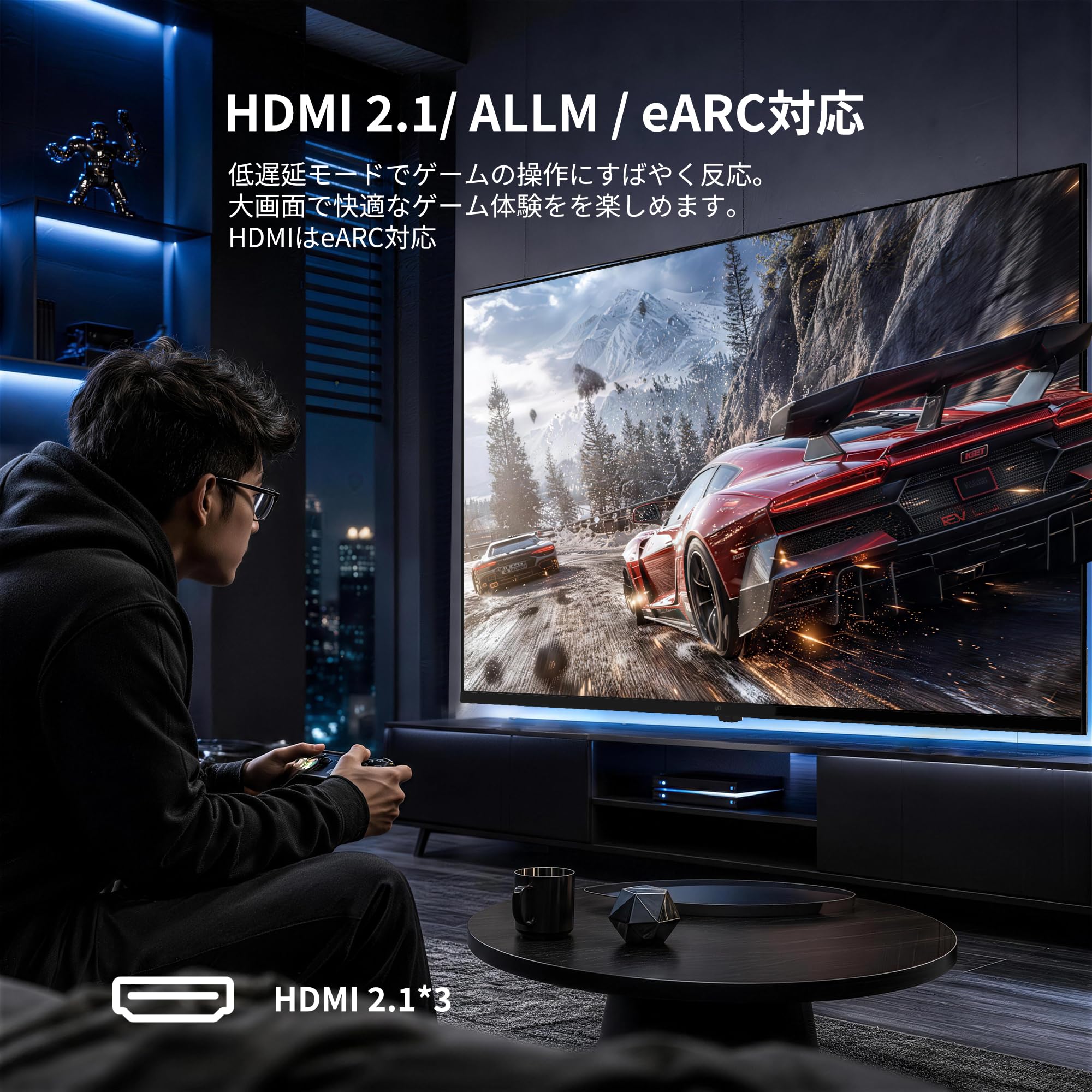 Amazon | FPD チューナーレステレビ 50V型 4K 液晶 Google TV ネット