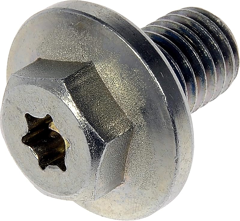 Bujão do cárter de óleo Dorman 090-948 M12-1,75 com sextavado de 15 mm e Torx T45 – Pacote com 5
