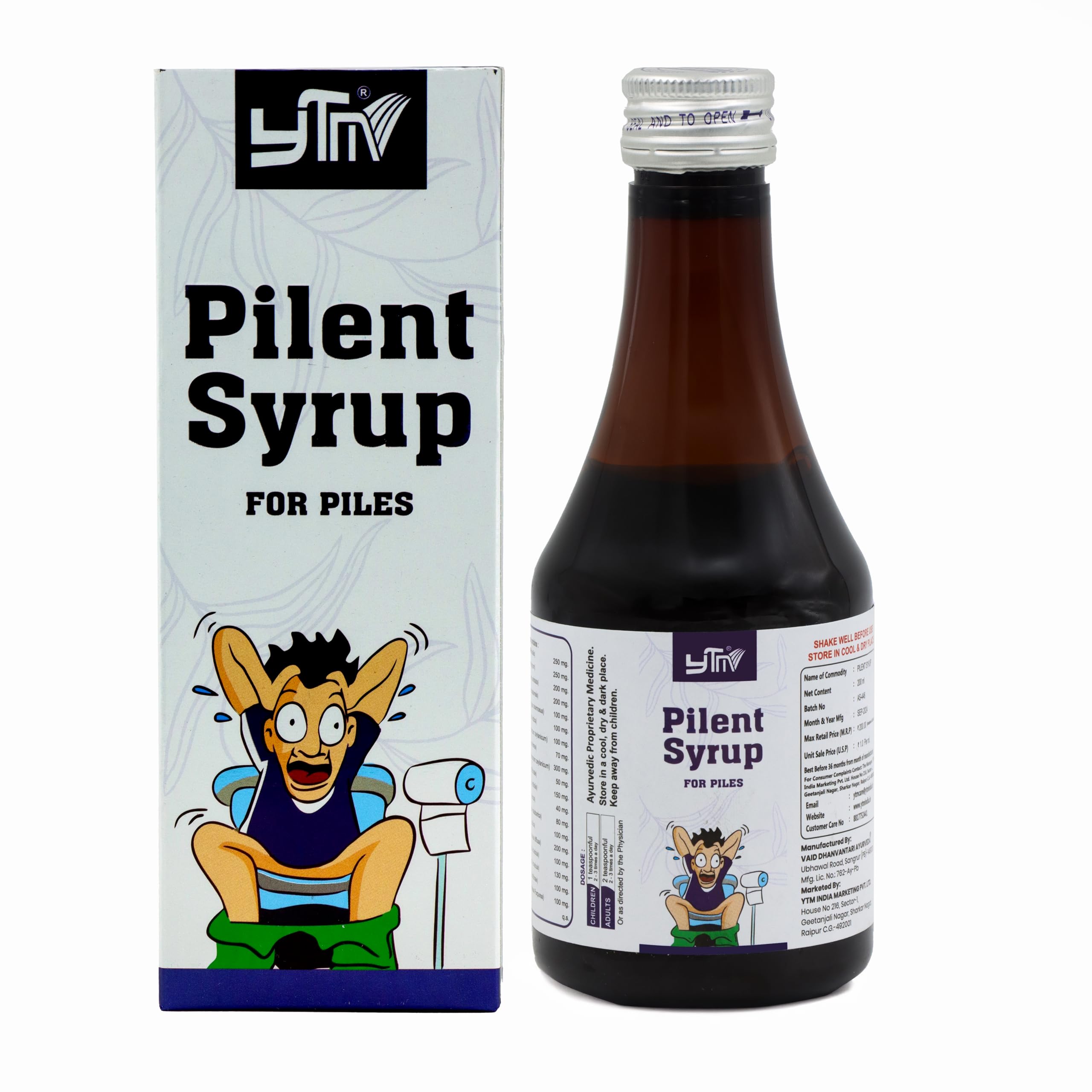 Sponsored Ad - YTM Pilent Ayurvedic Syrup 200ml | Relief from Piles