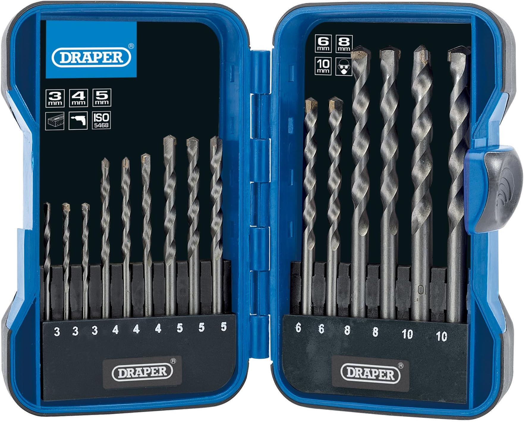 Draper TCT Masonry 15 Piece Drill Bit Set