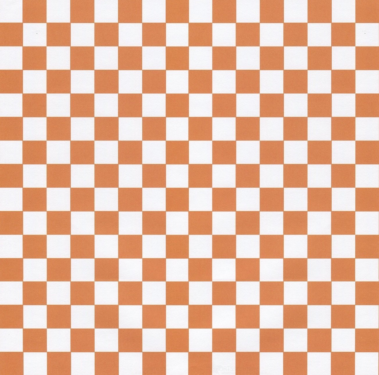 University Tennessee (Volunteers), Checkerboard, Scrapbook Paper, 5 Sheets, 12" X 12"