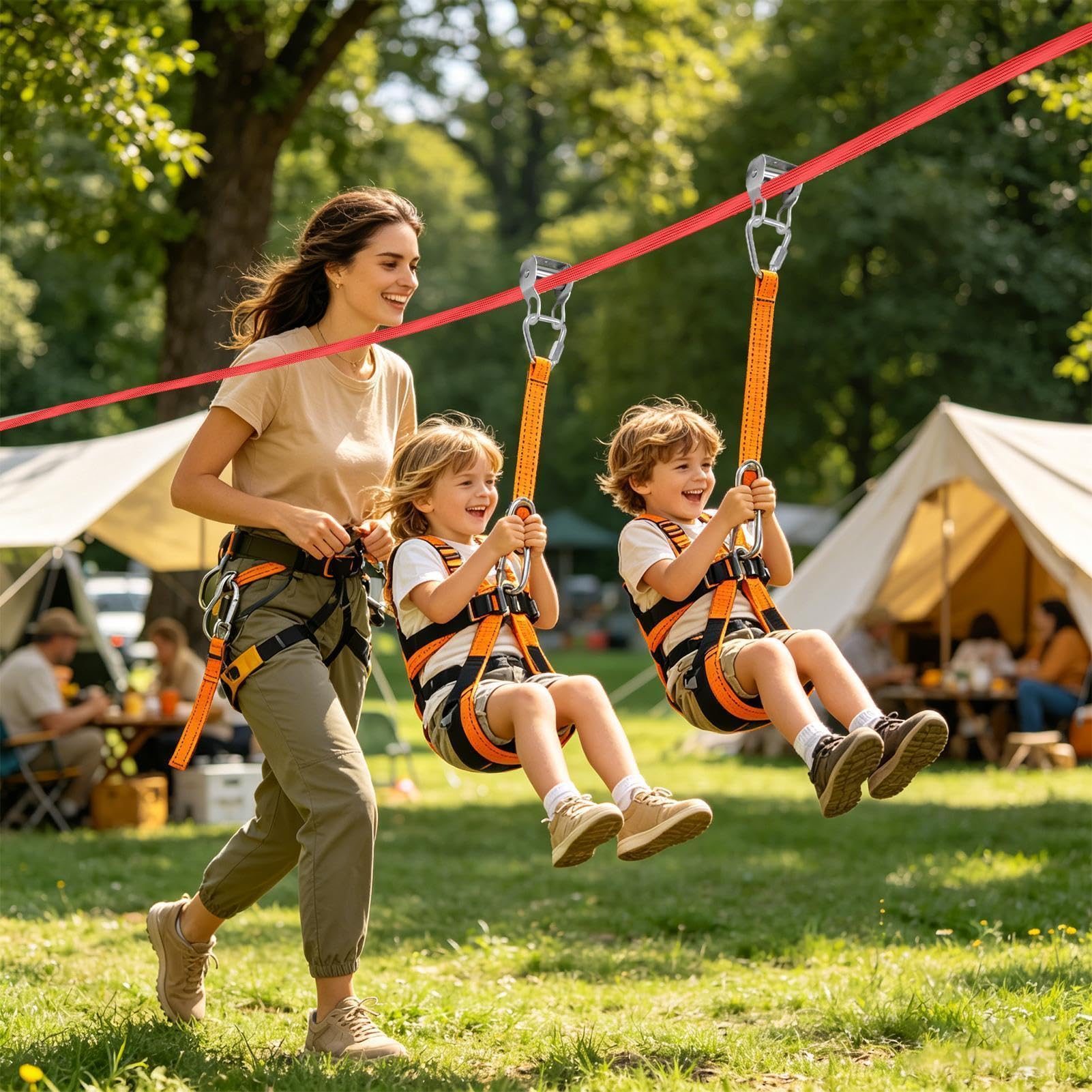 Kinder - Mit Baumschutz Balancierspielzeug,Kinder-Outdoor-Schaukel-Gerät Für Den Hinterhof - Für Mädchen Garten Hof Kinderspielplatz Schule Turnhalle Campingplatz Park